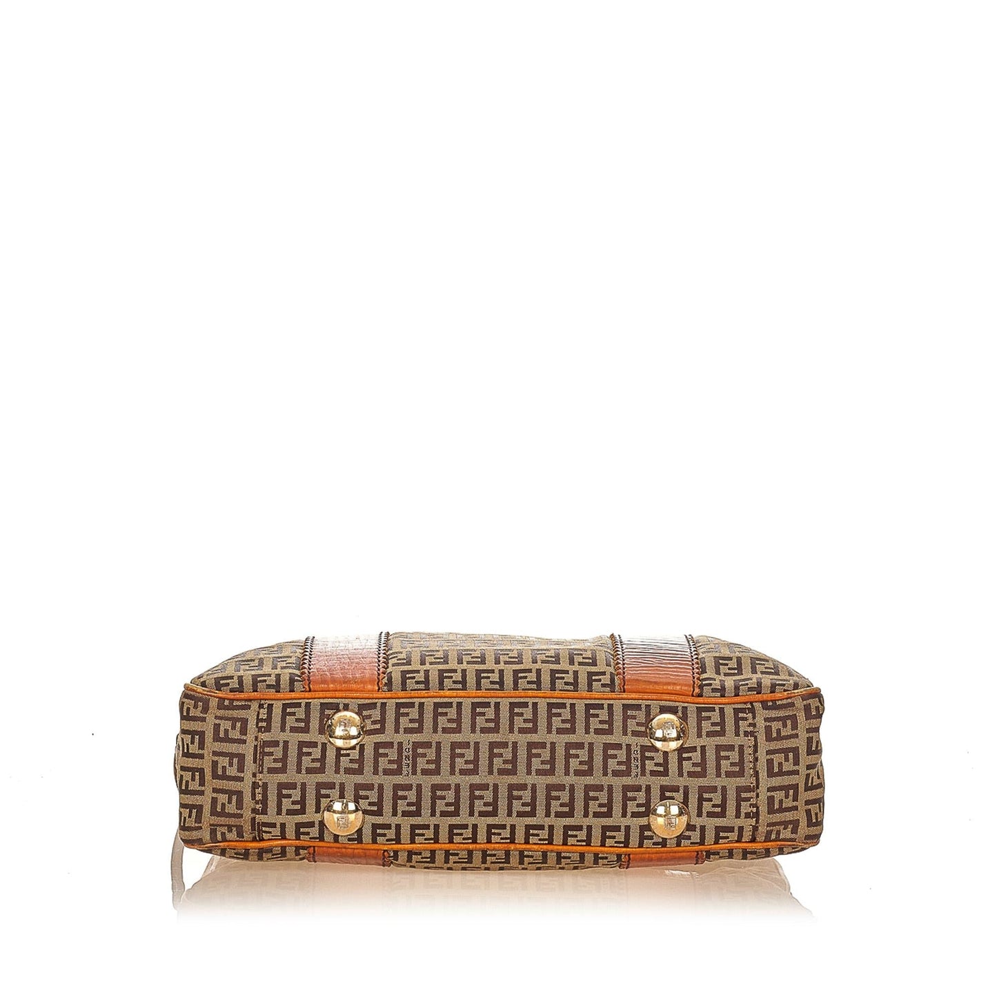 Fendi Zucchino Canvas Shoulder Bag (26037)