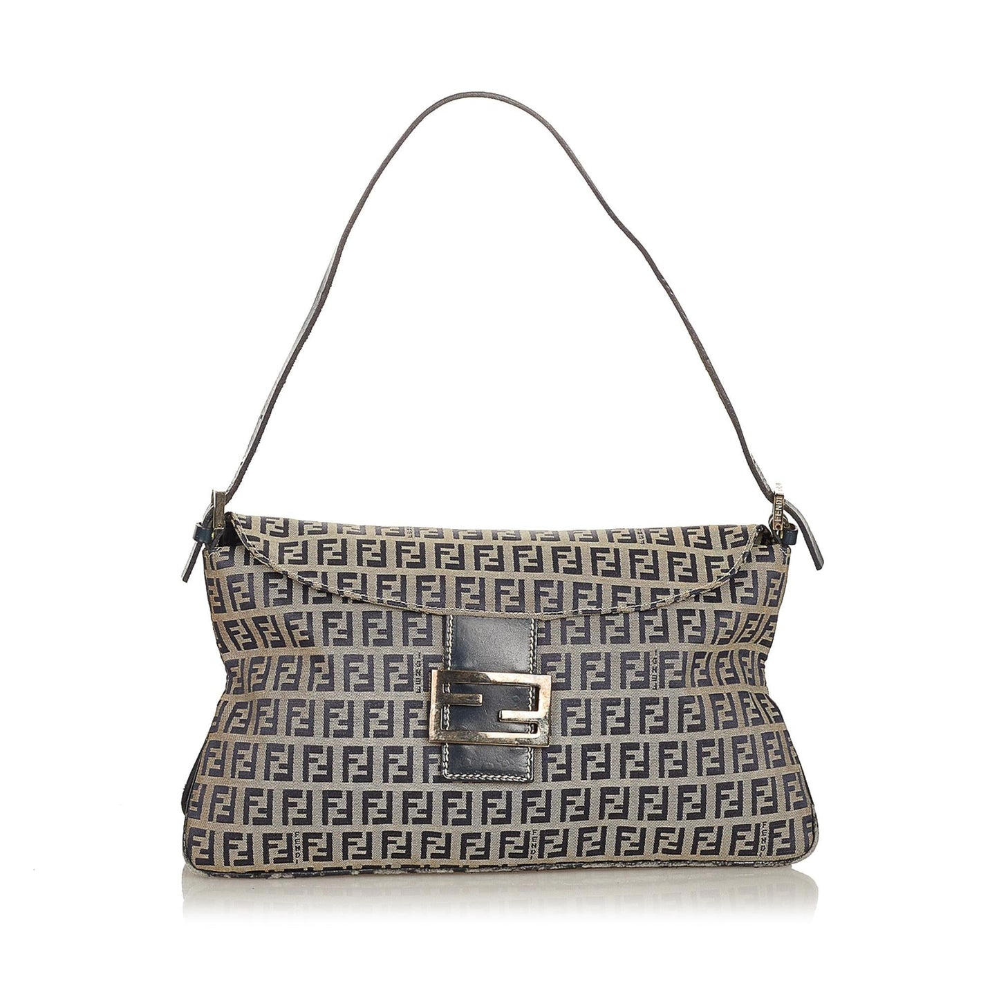 Fendi Zucchino Canvas Shoulder Bag (26235)