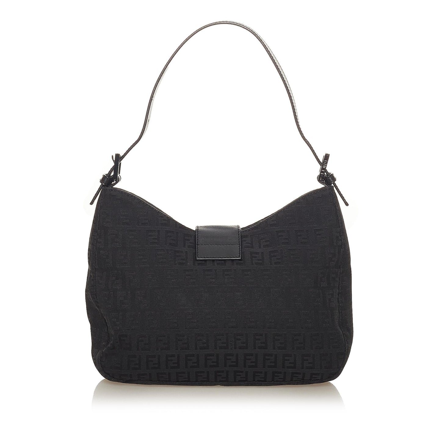 Fendi Zucchino Canvas Shoulder Bag (27368)