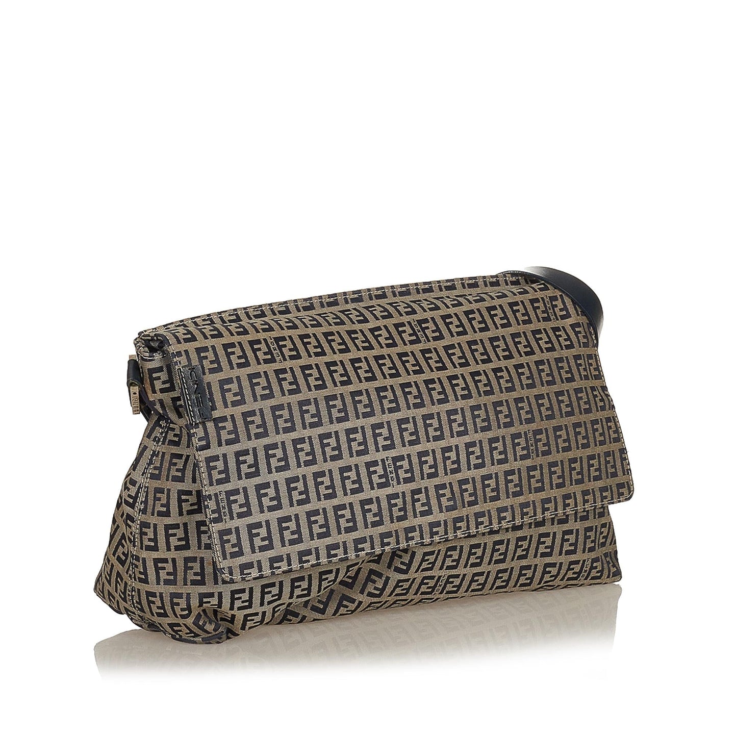 Fendi Zucchino Canvas Shoulder Bag (27596)