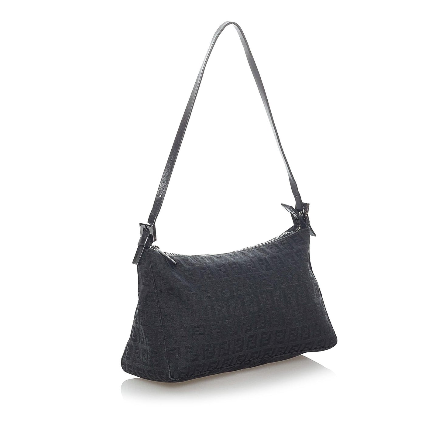Fendi Zucchino Canvas Shoulder Bag (31421)