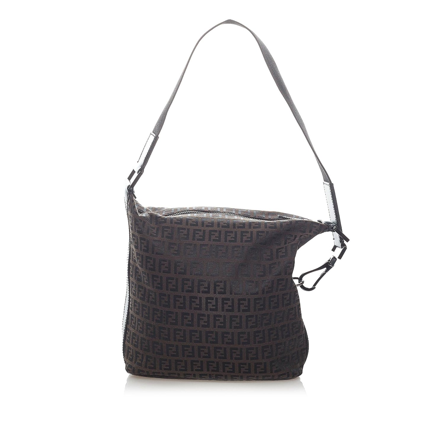 Fendi Zucchino Canvas Shoulder Bag (32070)