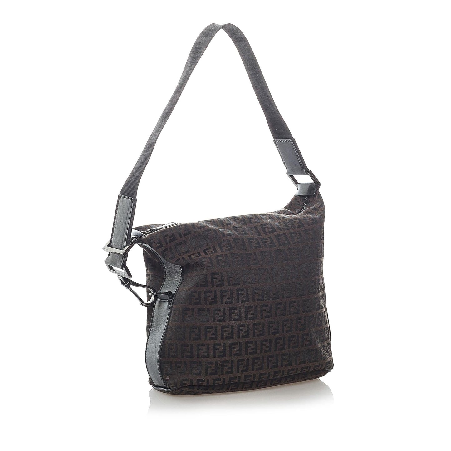 Fendi Zucchino Canvas Shoulder Bag (32070)