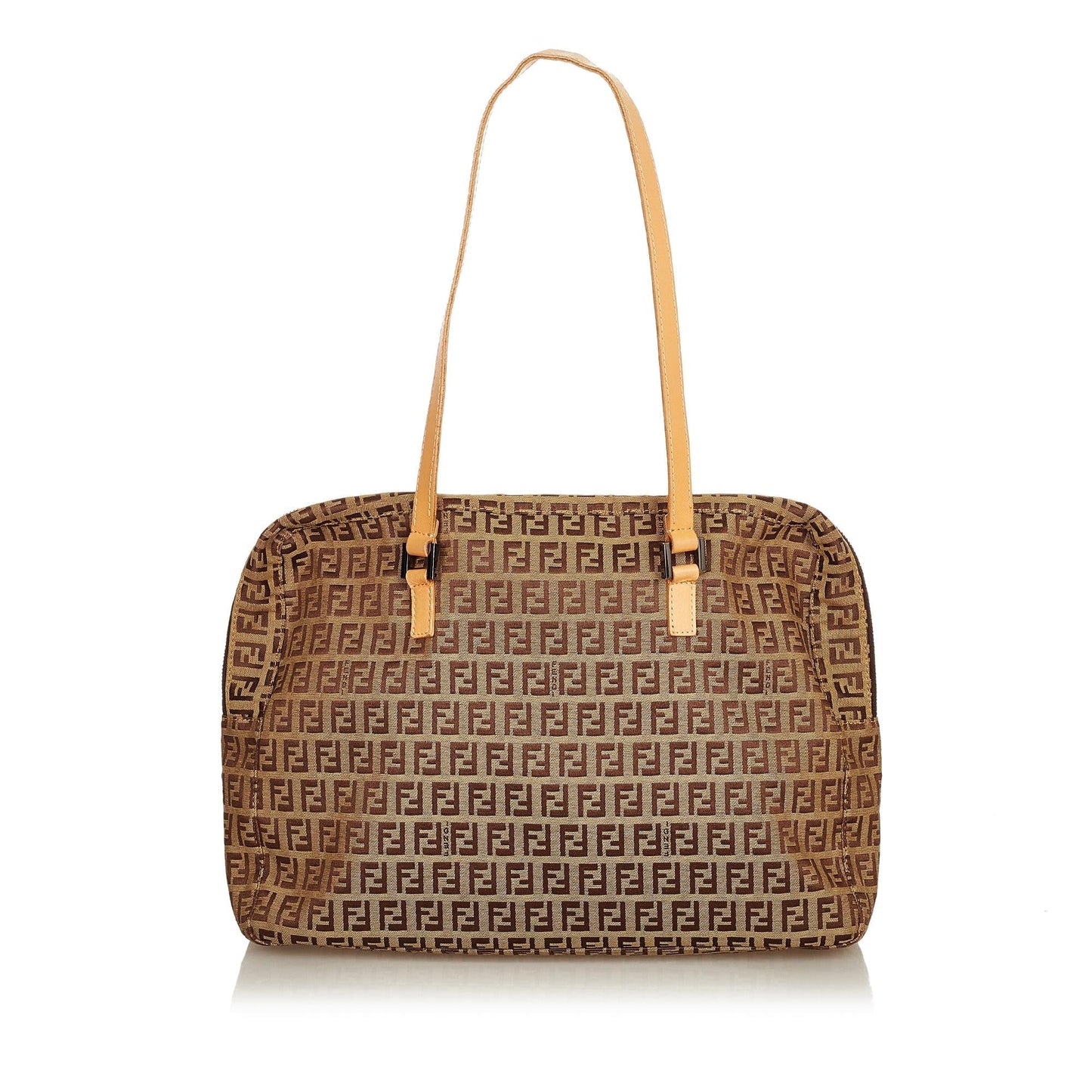 Fendi Zucchino Canvas Shoulder Bag (34062)