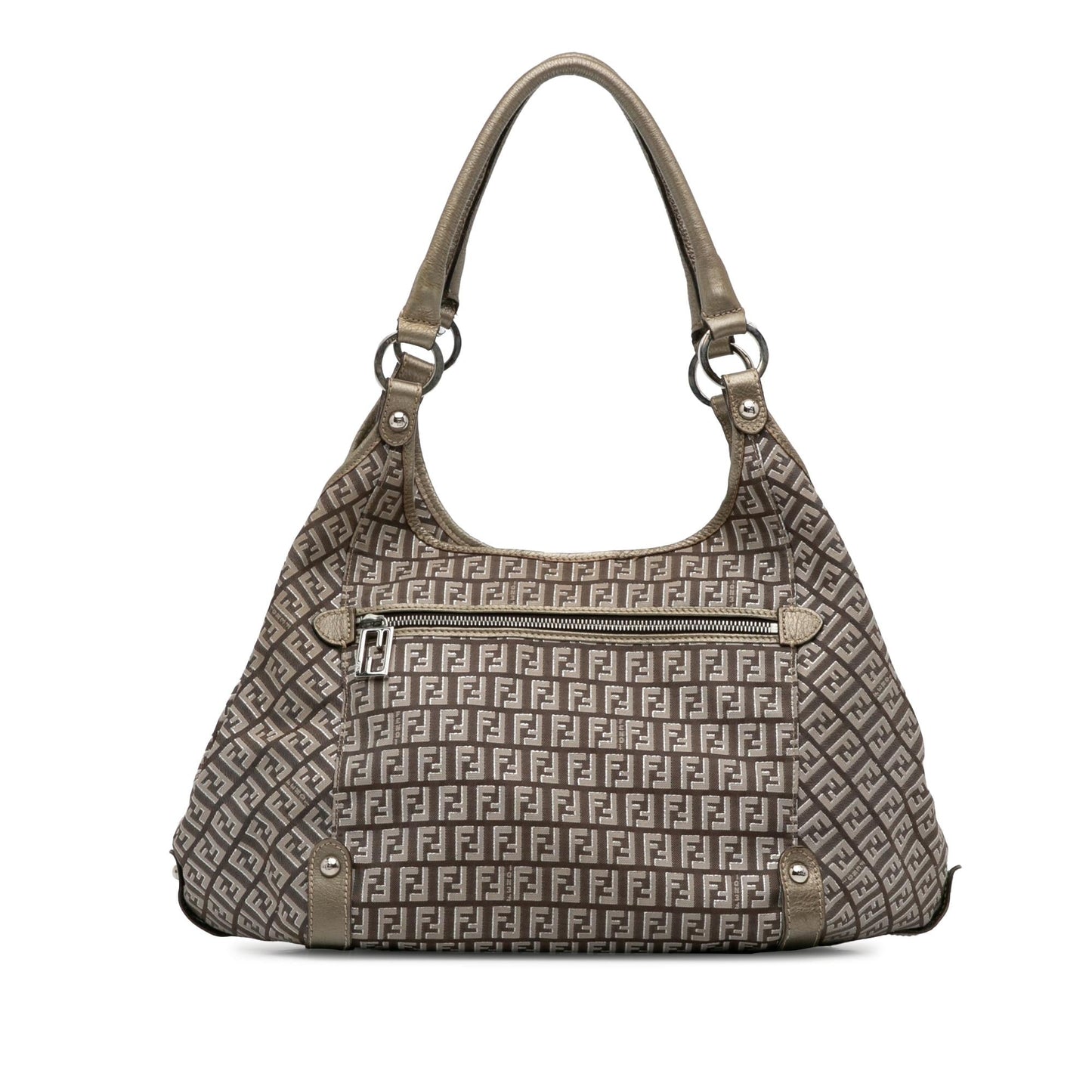 Fendi Zucchino Canvas Shoulder Bag (cQlAHb)