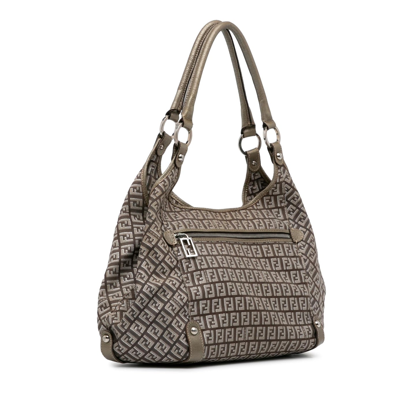 Fendi Zucchino Canvas Shoulder Bag (cQlAHb)