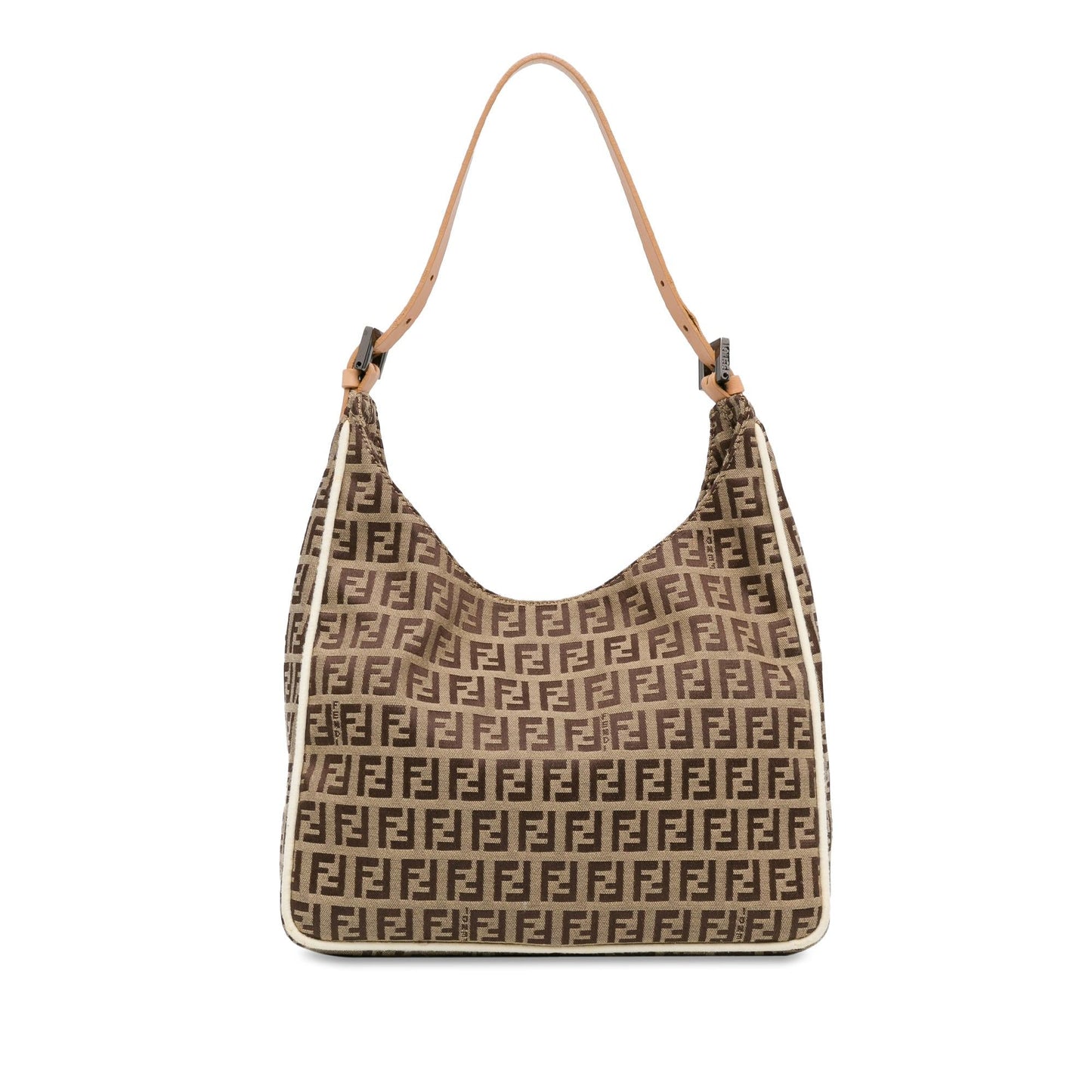 Fendi Zucchino Canvas Shoulder Bag (P19PFt)