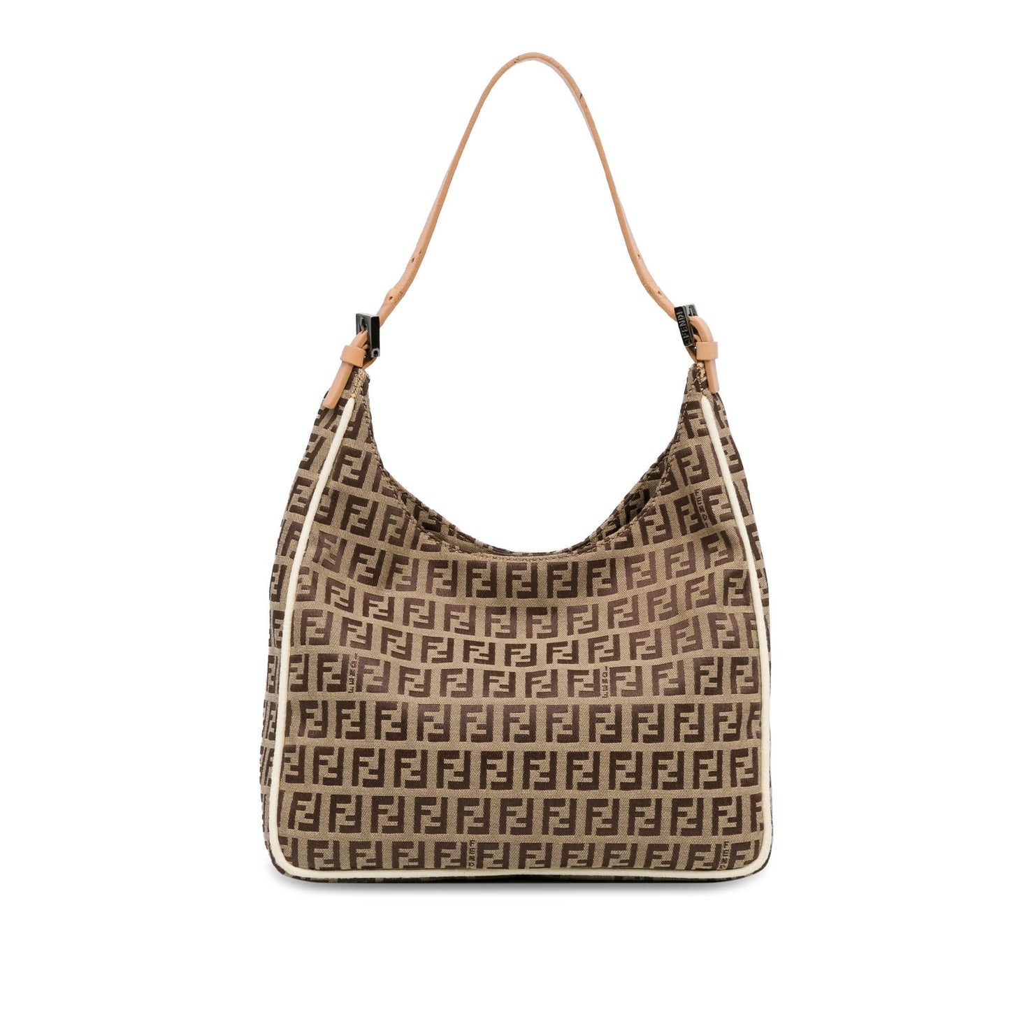 Fendi Zucchino Canvas Shoulder Bag (P19PFt)