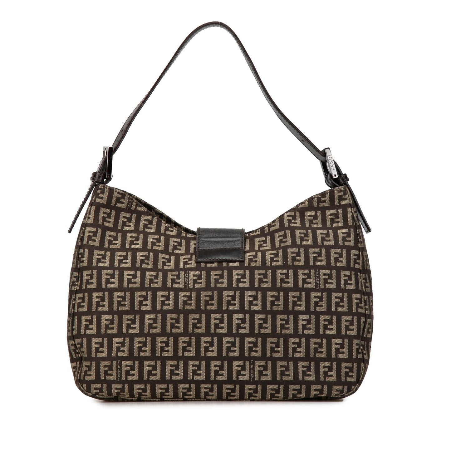 Fendi Zucchino Canvas Shoulder Bag (P7VQCL)