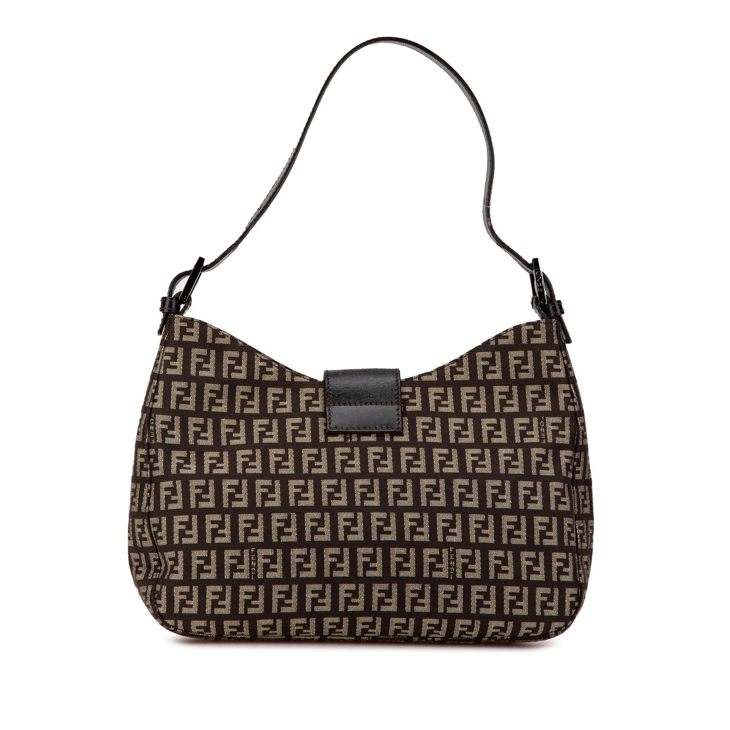 Fendi Zucchino Canvas Shoulder Bag (wxfU66)