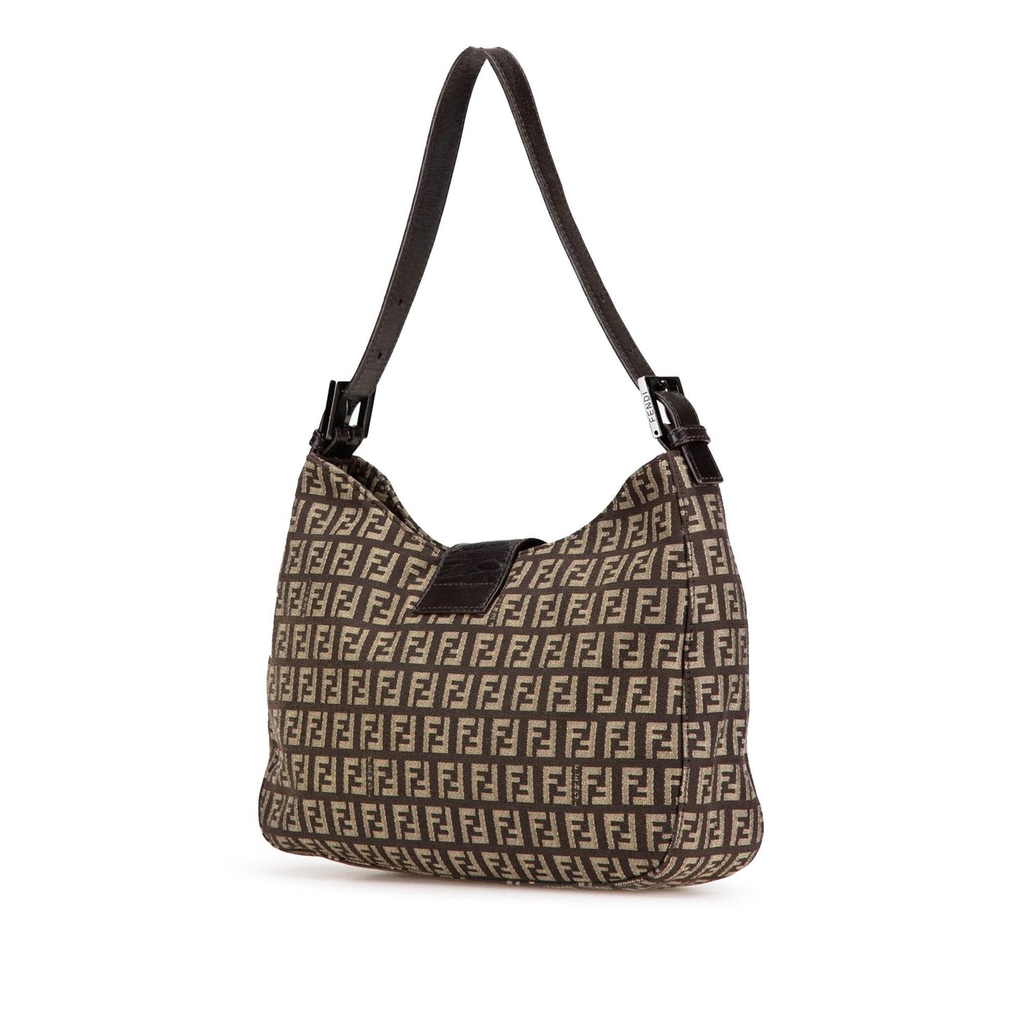 Fendi Zucchino Canvas Shoulder Bag (SHG-XMKqeE)
