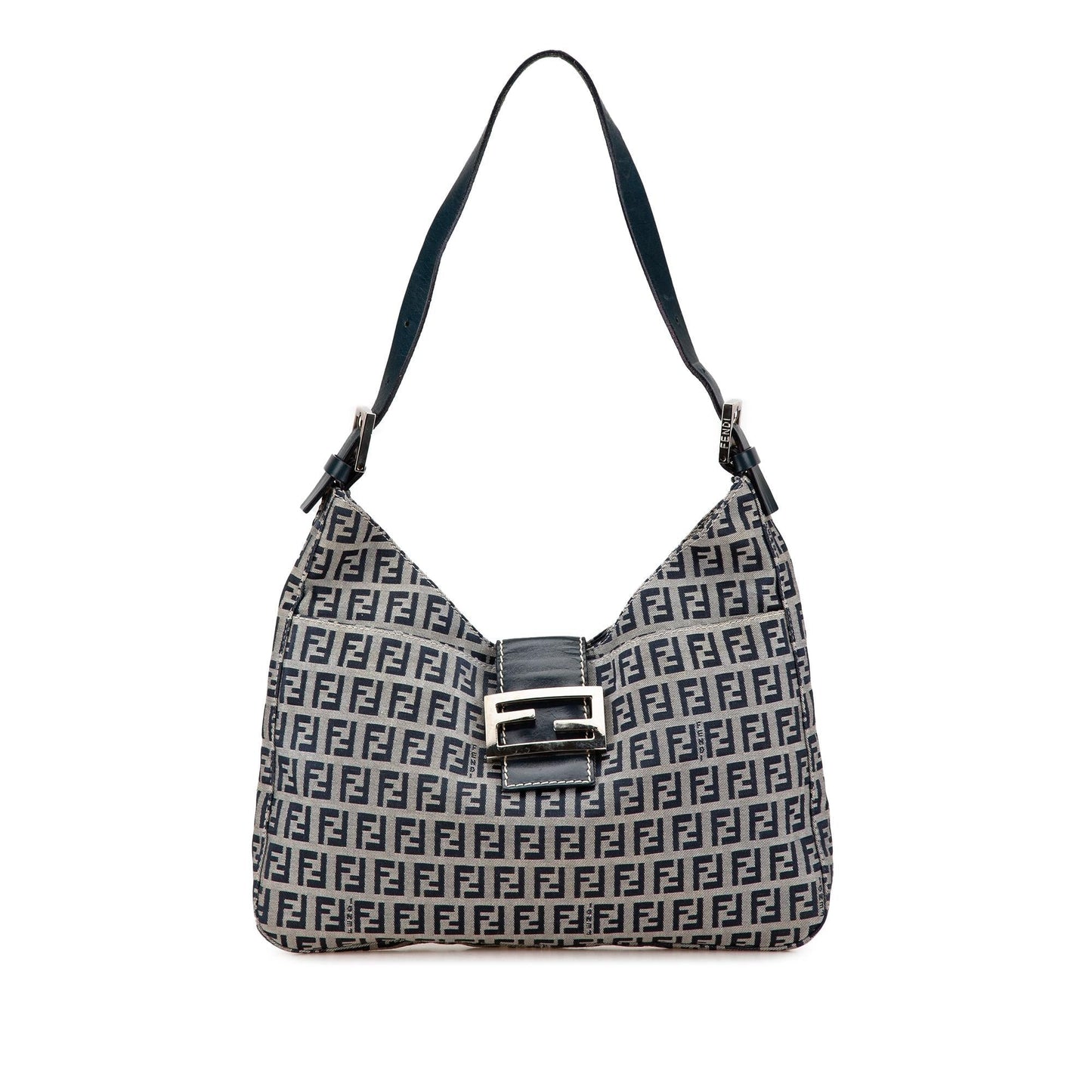 Fendi Zucchino Canvas Shoulder Bag