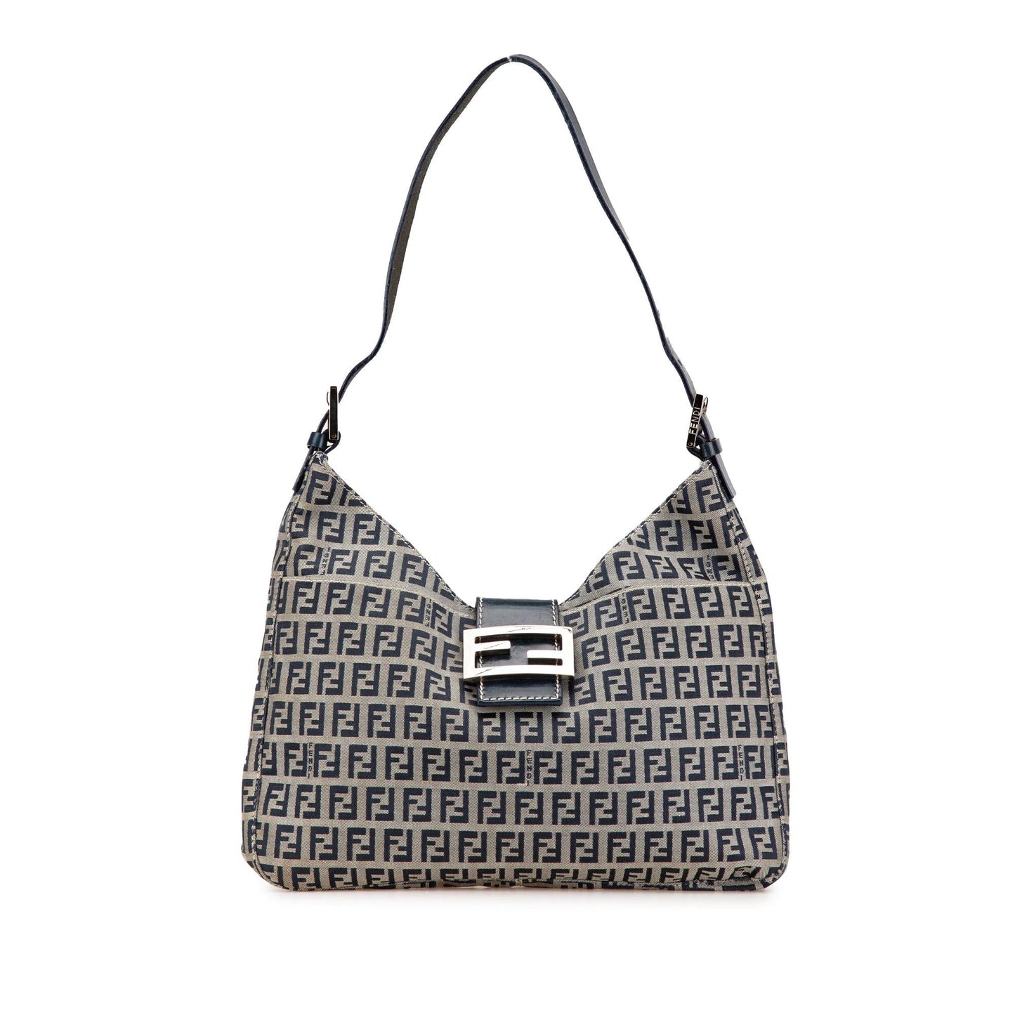 Fendi Zucchino Canvas Shoulder Bag