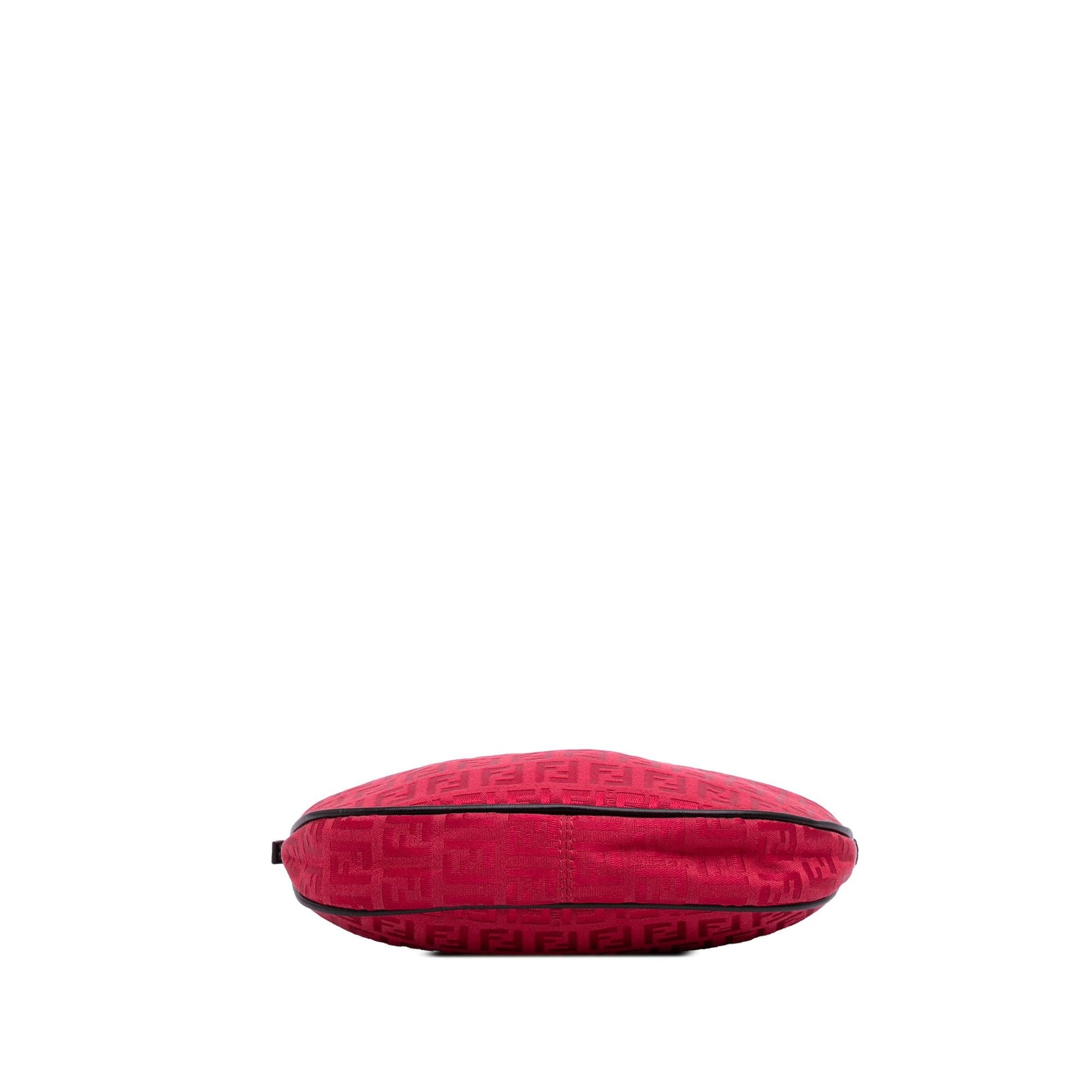 Fendi Zucchino Canvas Shoulder Bag