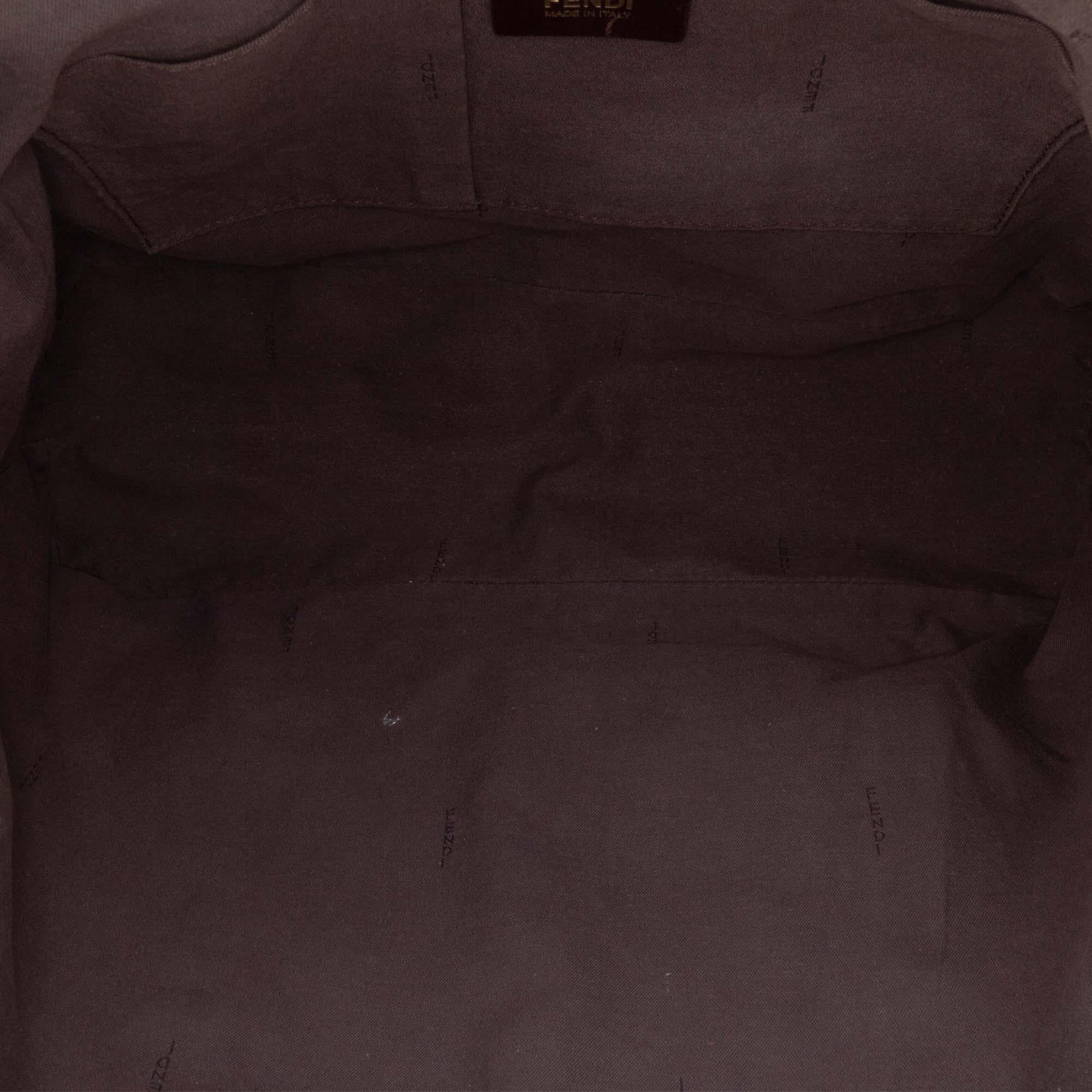 Fendi Small Zucca Canvas Twins Tote