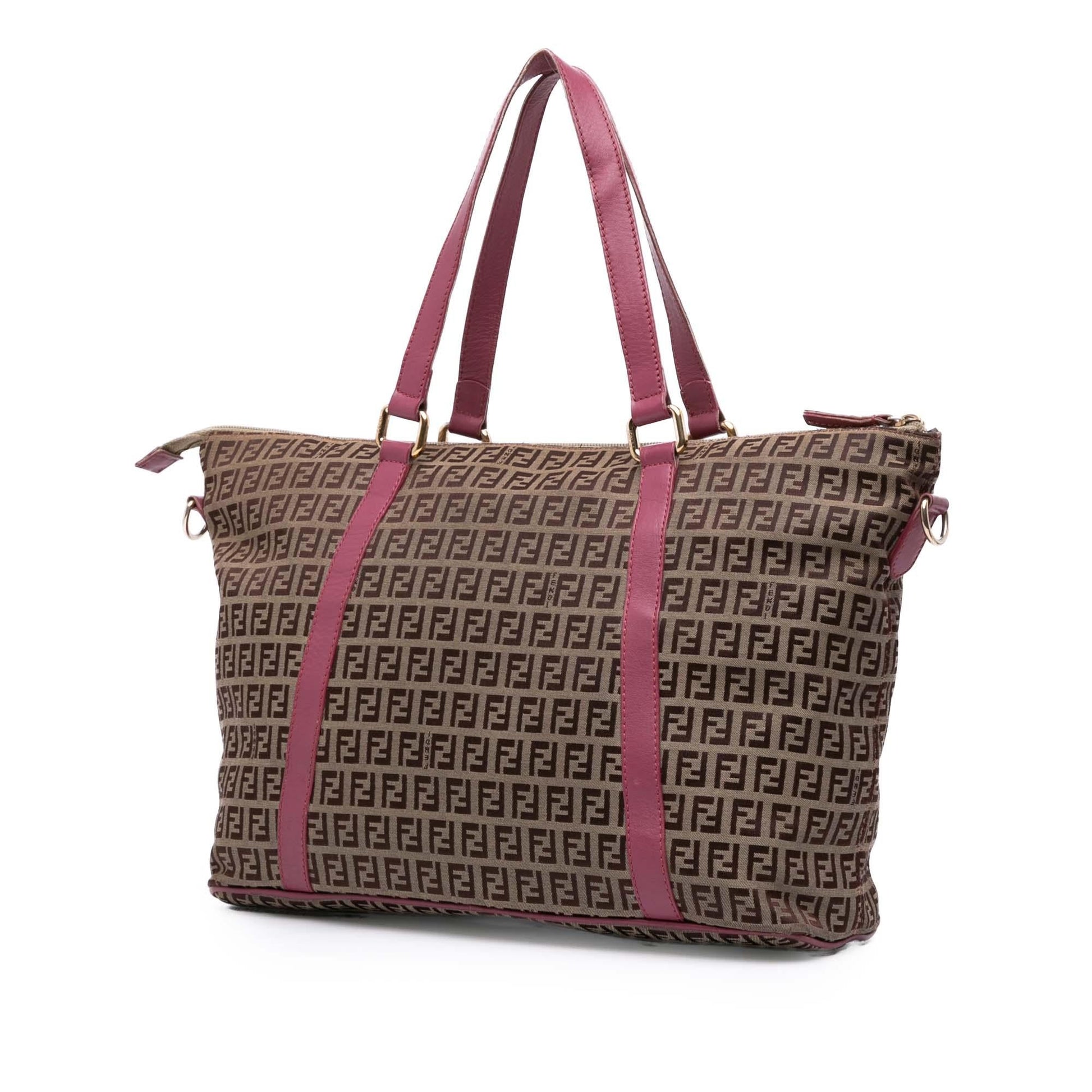 Fendi Small Zucca Canvas Twins Tote
