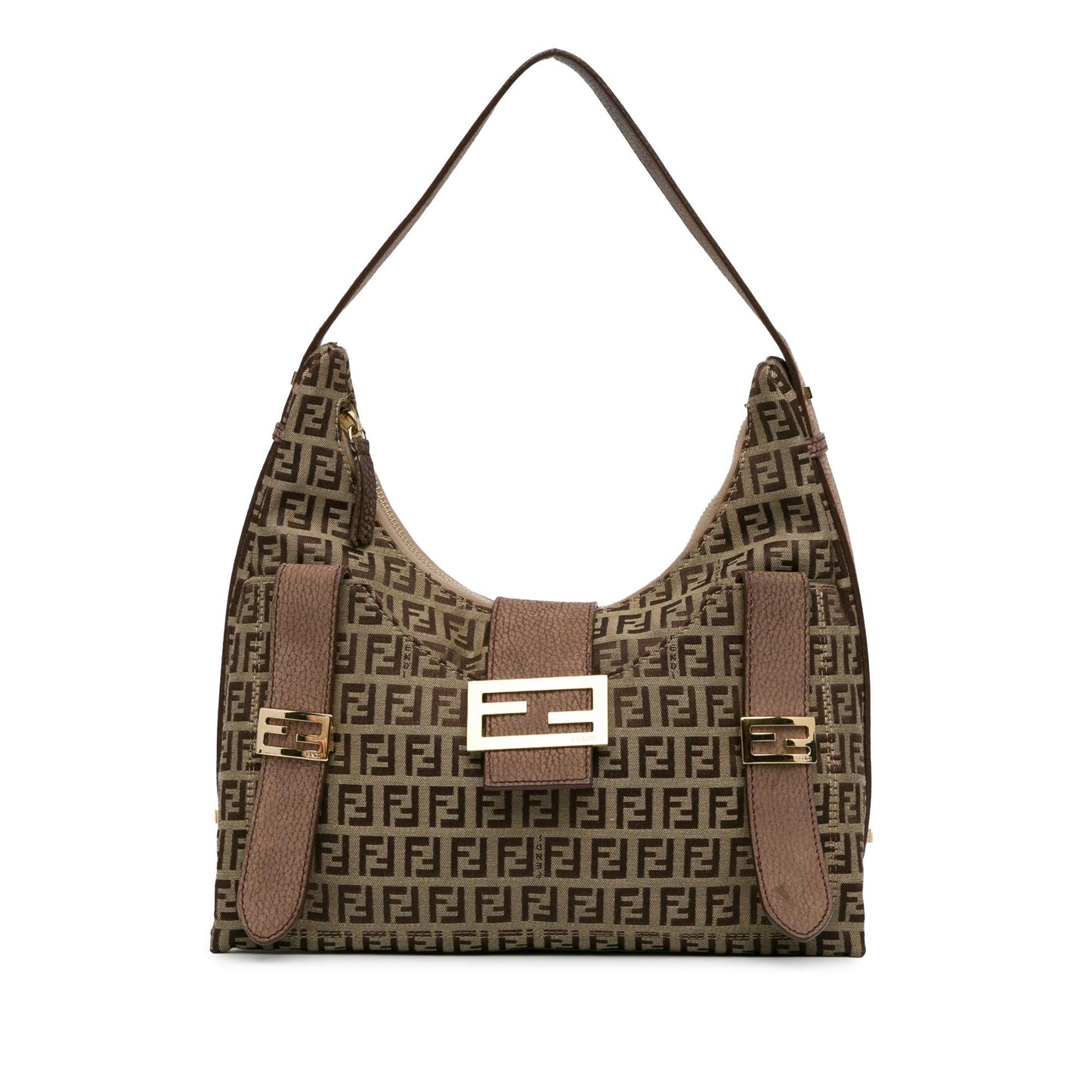 Fendi Zucchino Canvas Sweet Hobo (3fSaD1)