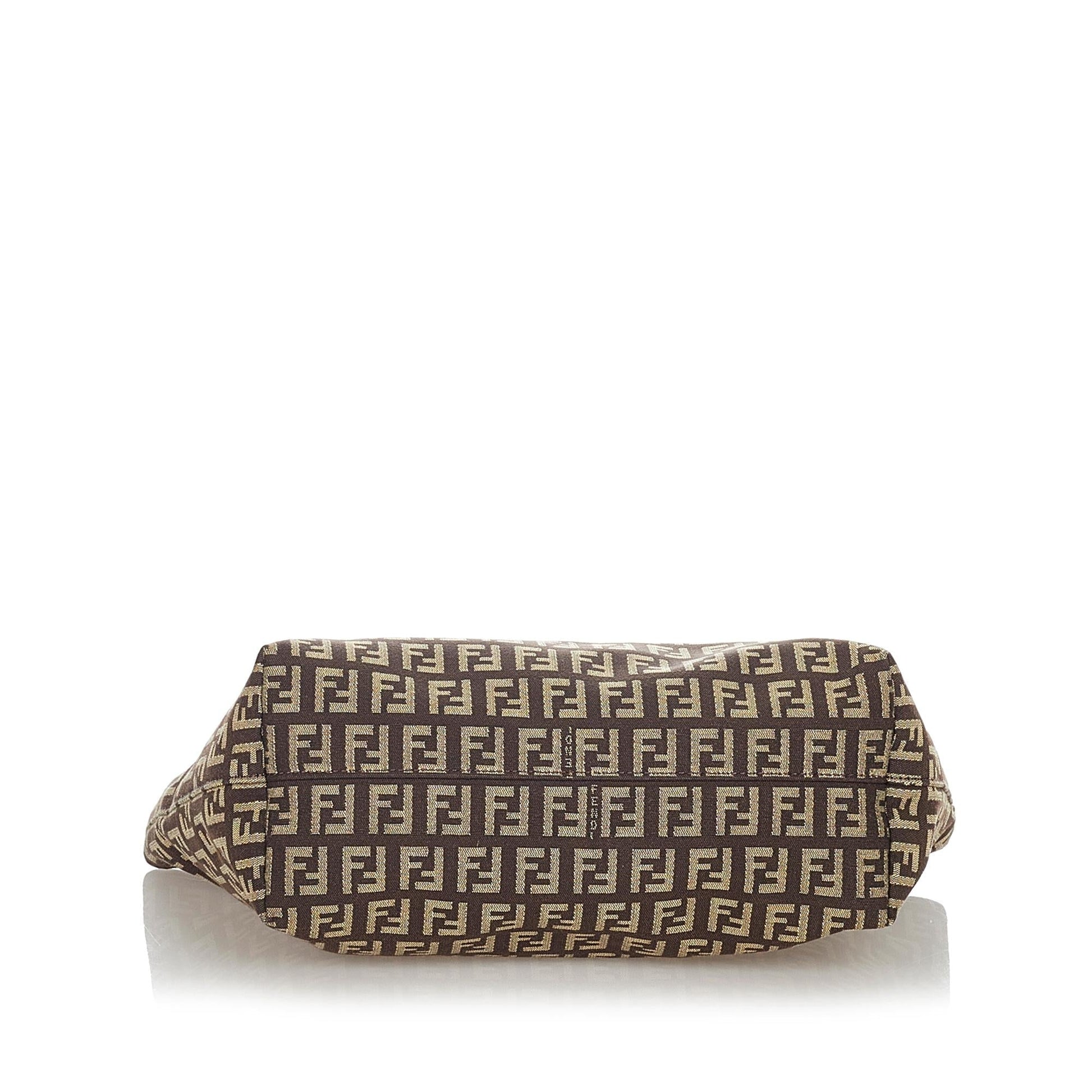 Fendi Zucchino Canvas Tote Bag