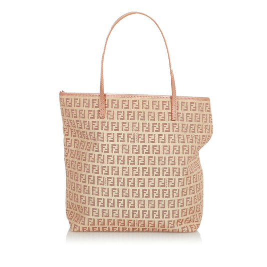 Fendi Zucchino Canvas Tote Bag (24240)