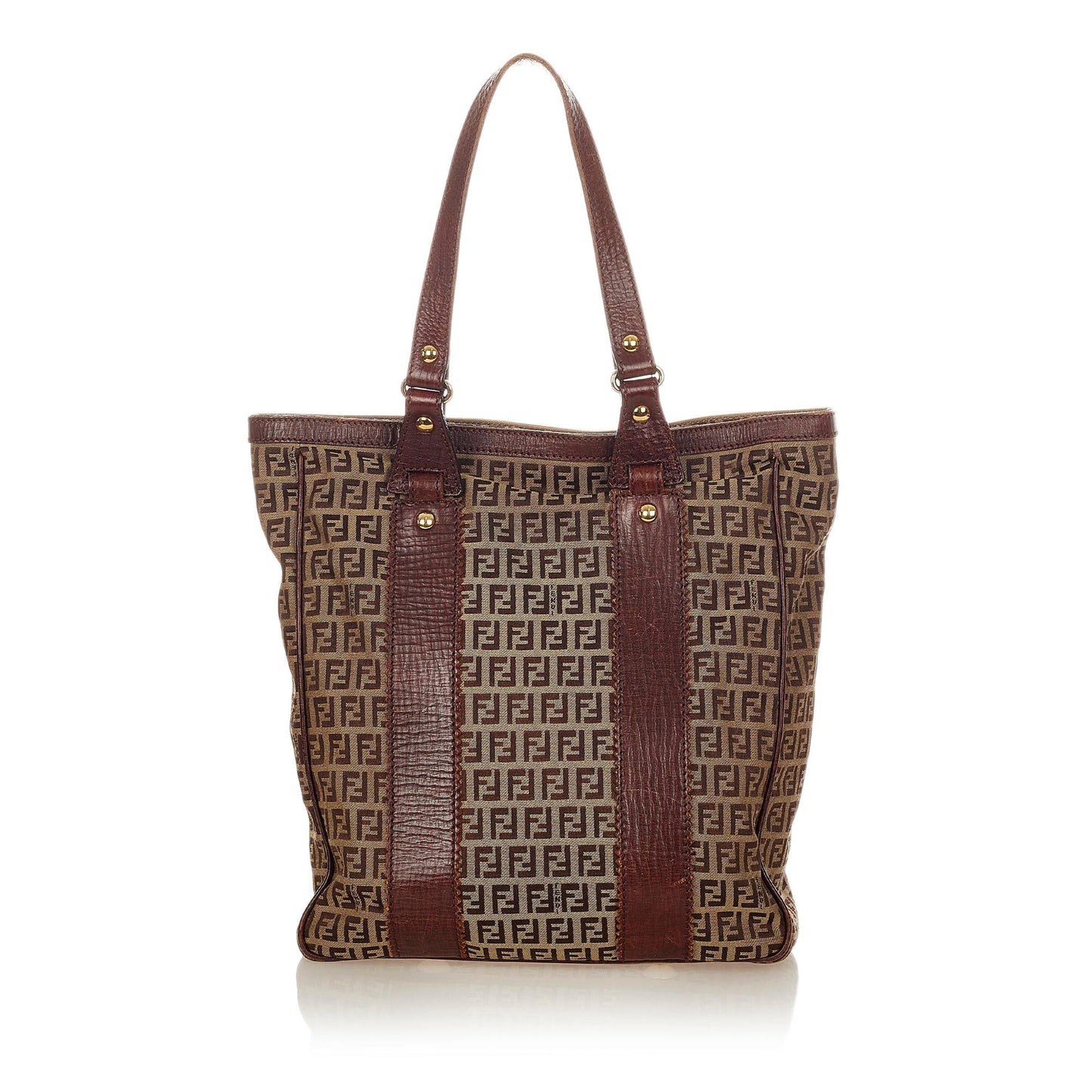Fendi Zucchino Canvas Tote Bag (24739)