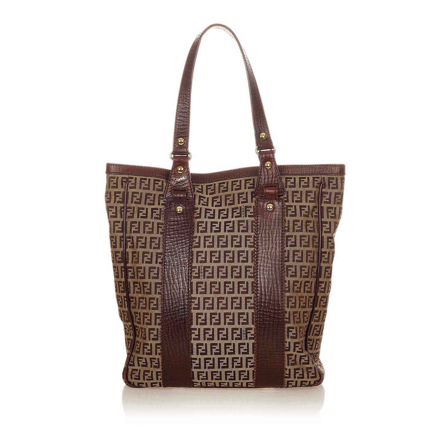 Fendi Zucchino Canvas Tote Bag (24739)