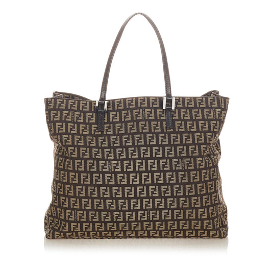 Fendi Zucchino Canvas Tote Bag (27213)