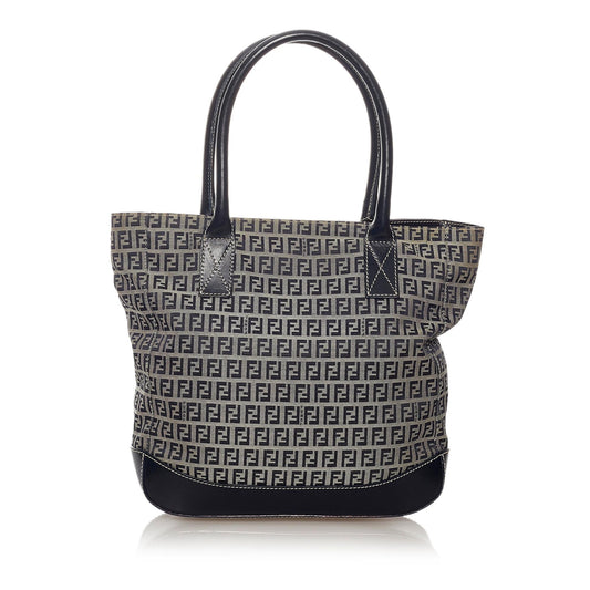 Fendi Zucchino Canvas Tote Bag (27366)