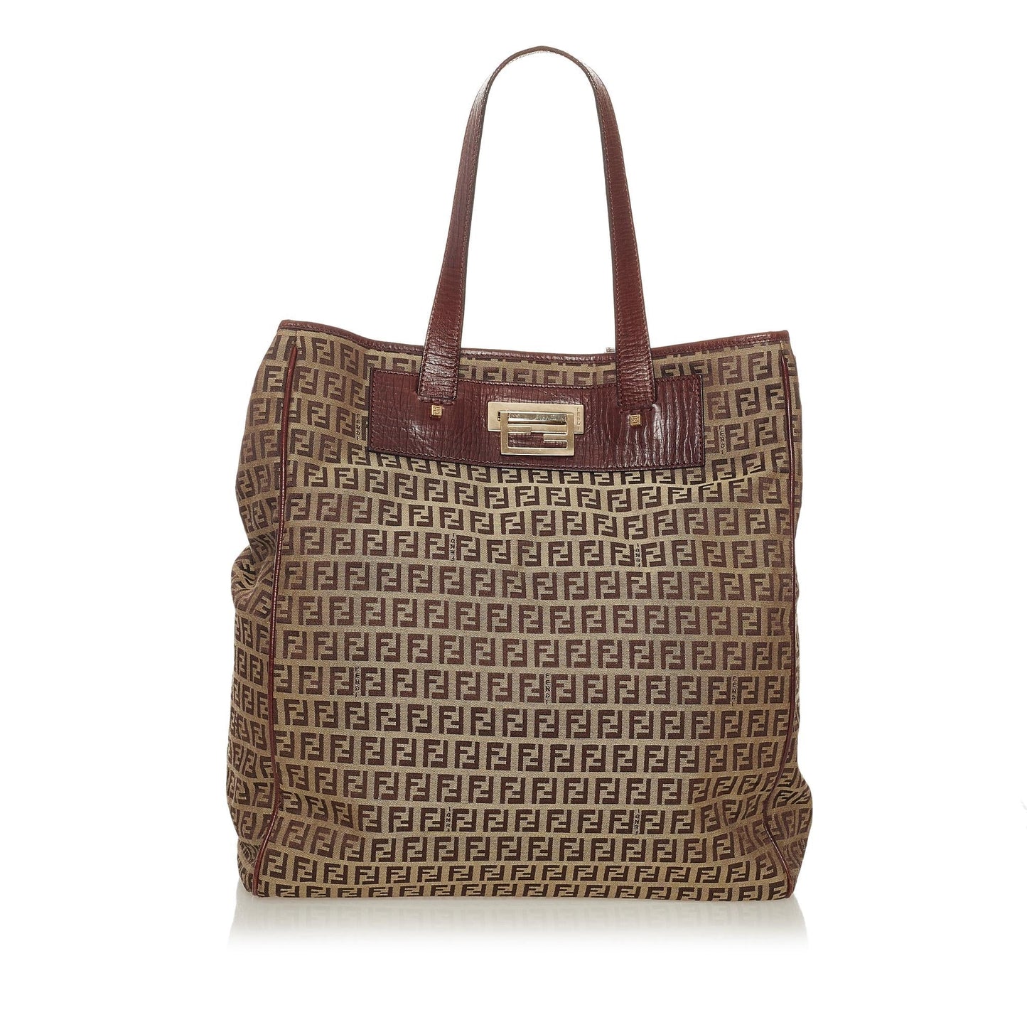 Fendi Zucchino Canvas Tote Bag (27992)