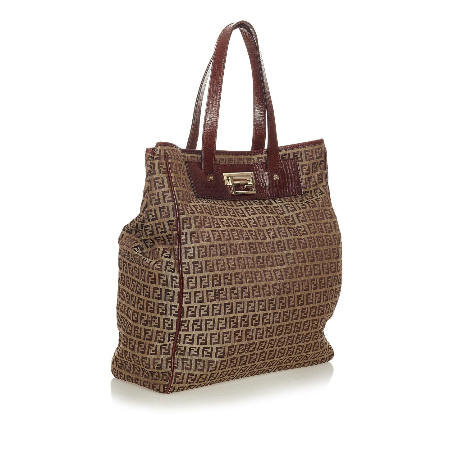 Fendi Zucchino Canvas Tote Bag (27992)