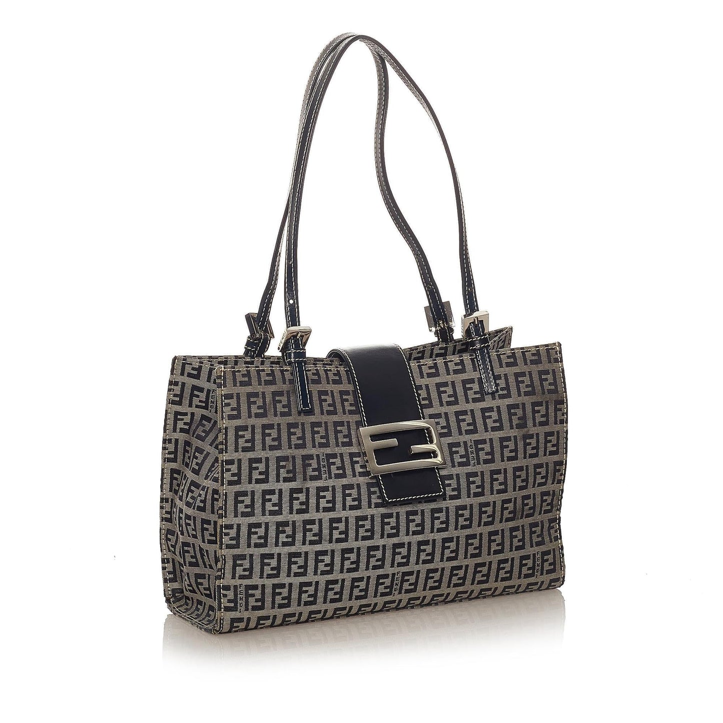 Fendi Zucchino Canvas Tote Bag (28122)