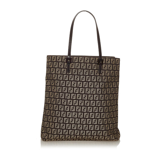 Fendi Zucchino Canvas Tote Bag (28691)