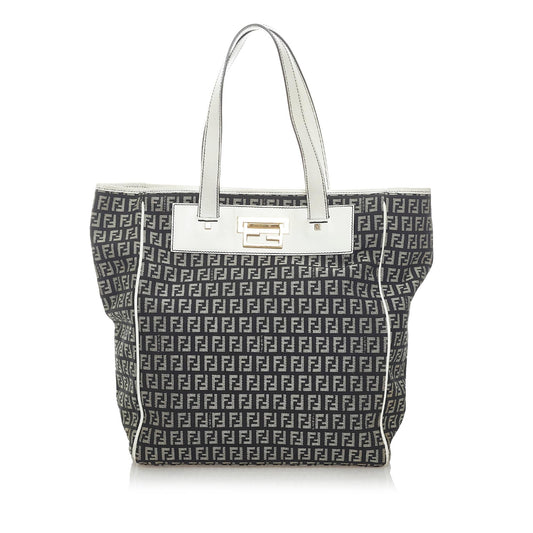 Fendi Zucchino Canvas Tote Bag (33487)