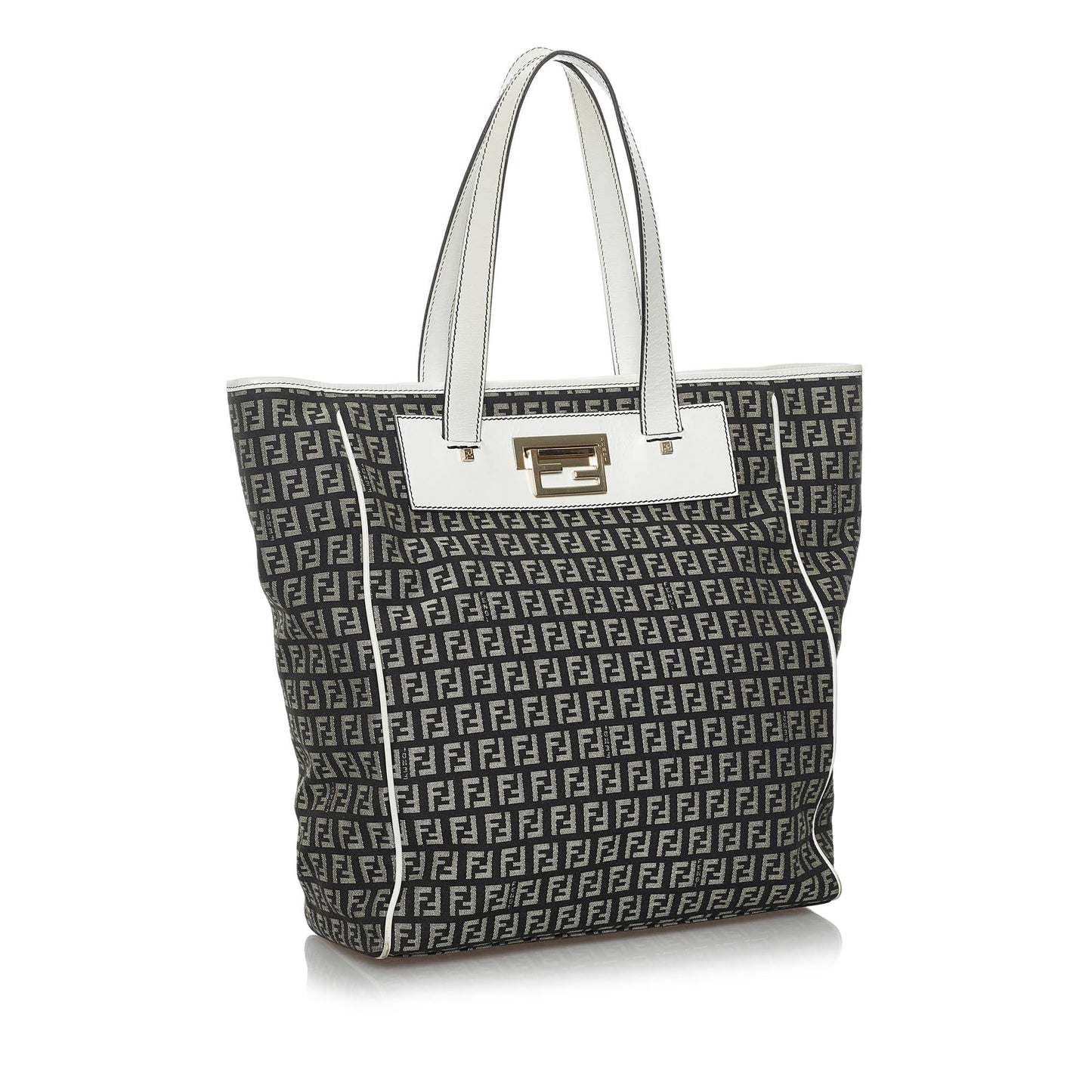Fendi Zucchino Canvas Tote Bag (33760)