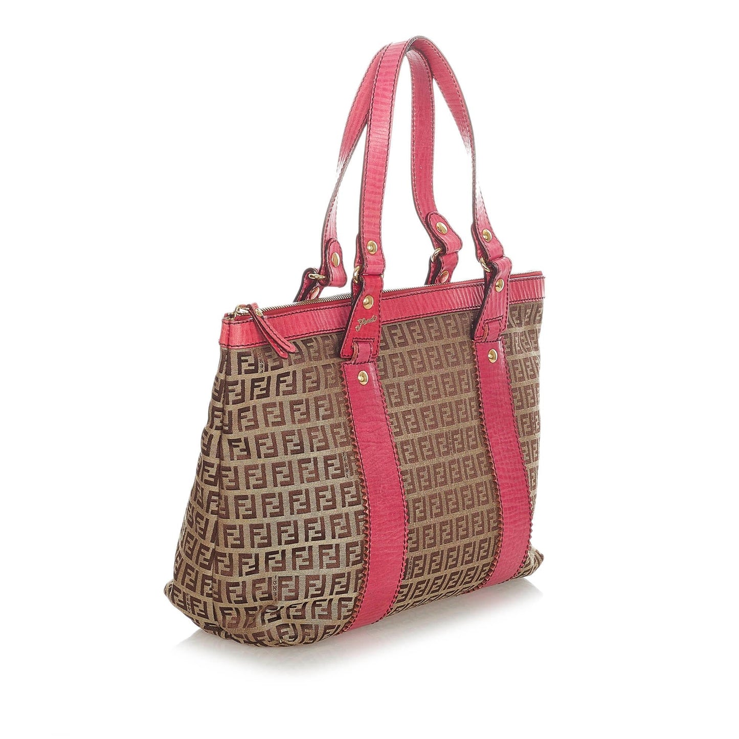 Fendi Zucchino Canvas Tote Bag (34025)