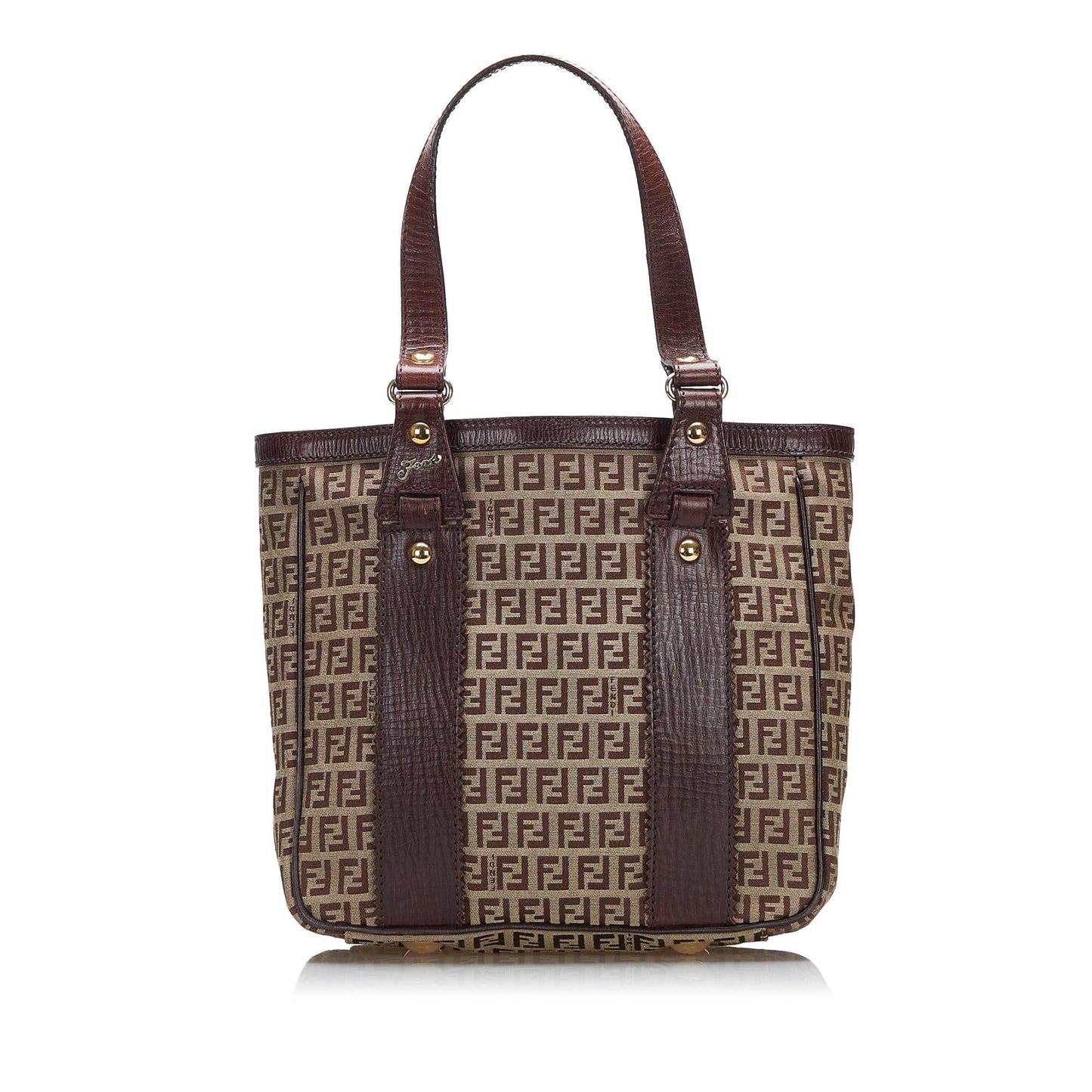 Fendi Zucchino Canvas Tote Bag (LR2O1Y)