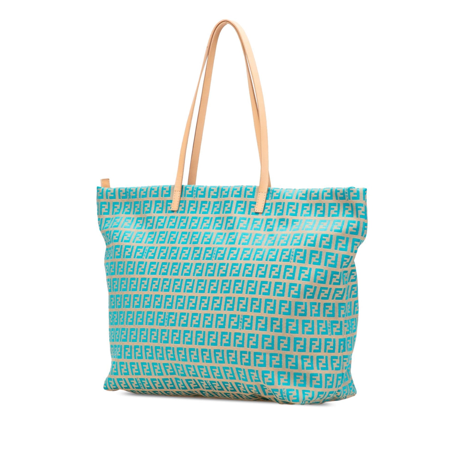Fendi Zucca Canvas Convertible Baguette Satchel