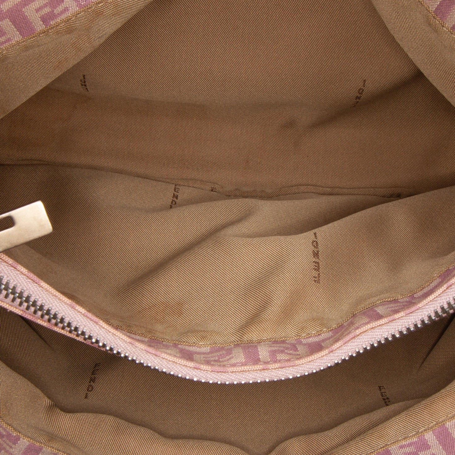 Fendi Zucca Canvas Shoulder Bag