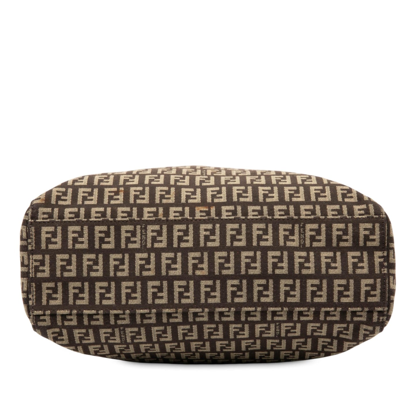 Fendi Sue Tilley Leather Banana Zip Clutch
