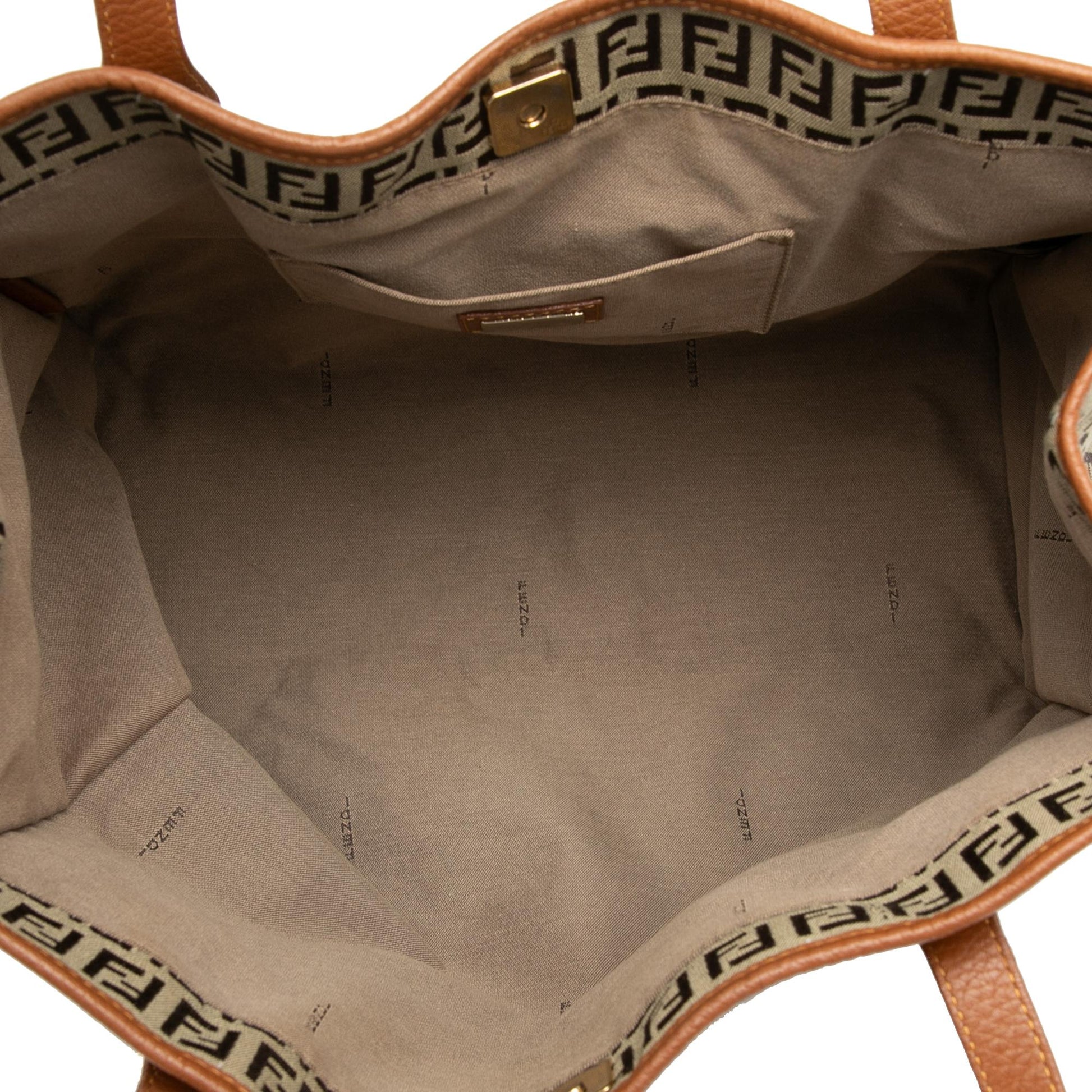 Fendi Selleria Zucca Canvas Crossbody