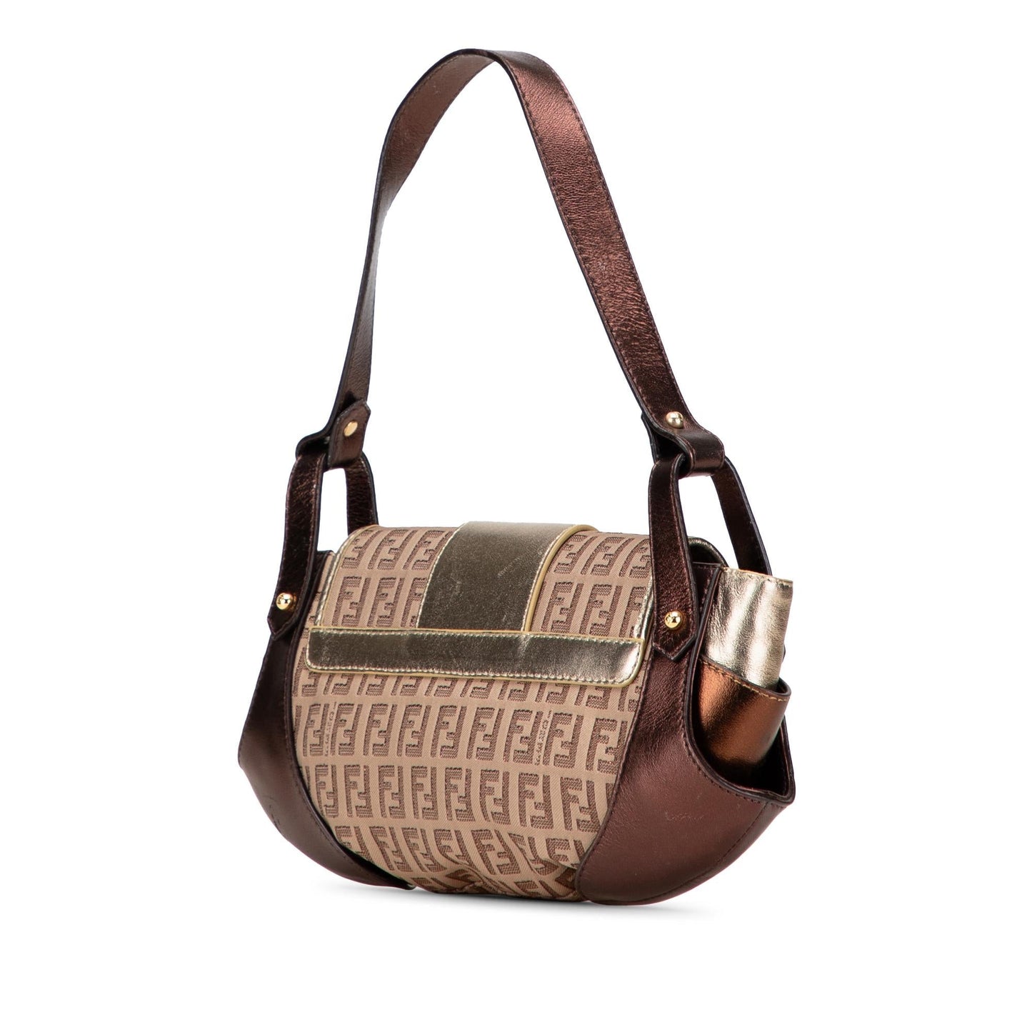 Fendi Large Zucca Canvas Twins Tote