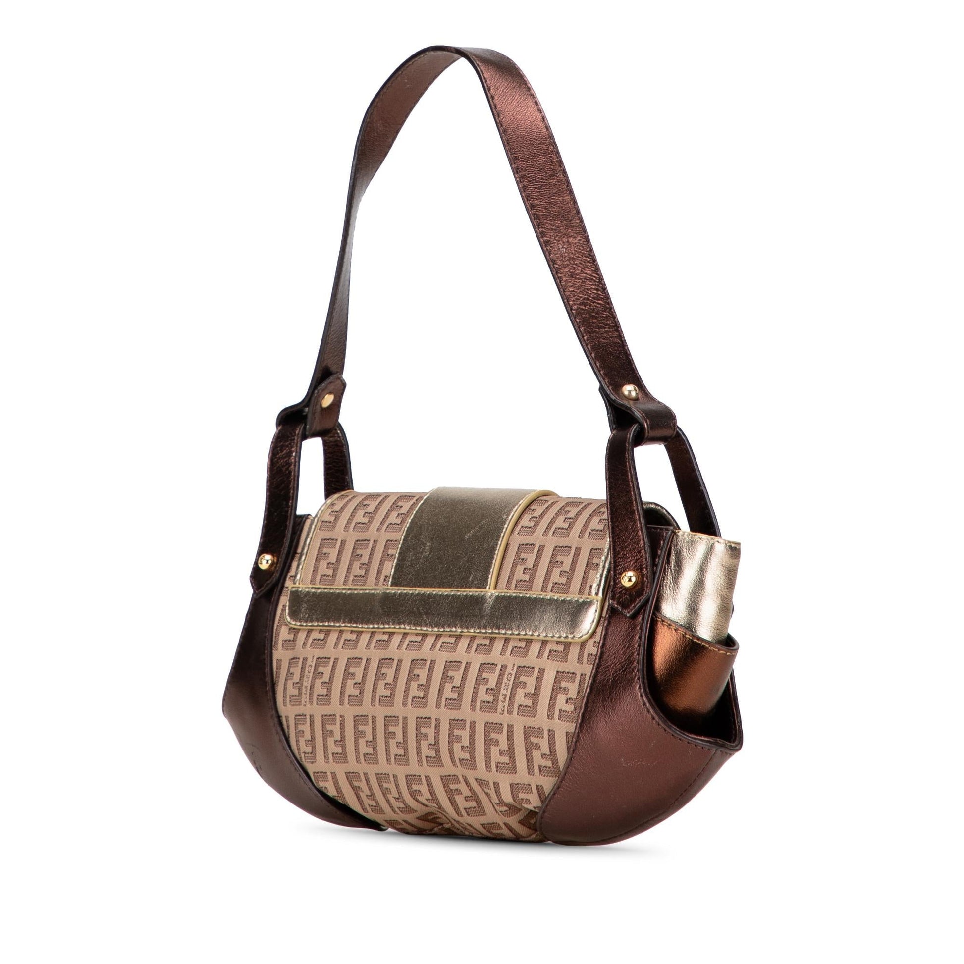 Fendi Large Zucca Canvas Twins Tote