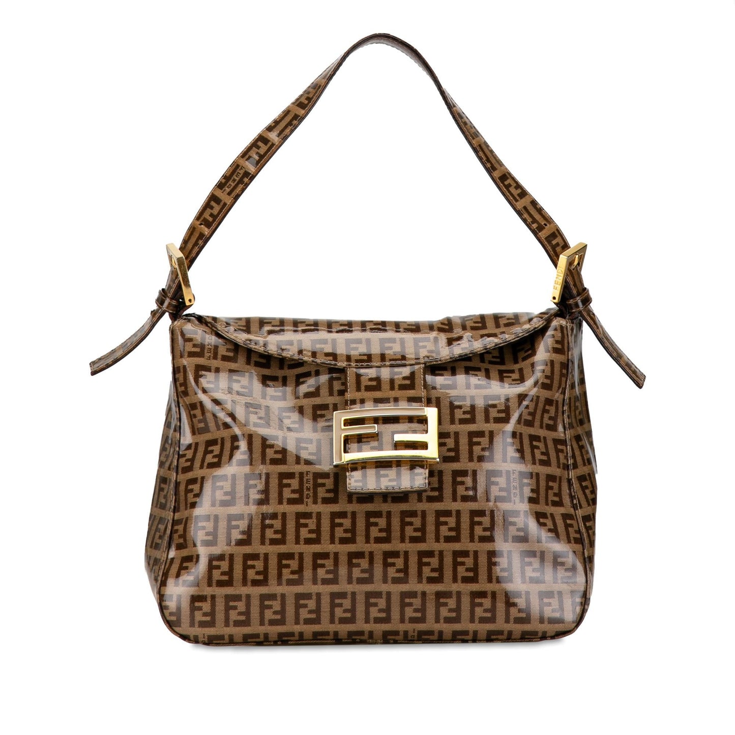 Fendi Zucchino Crystal Double Flap Mamma (3SaAQQ)