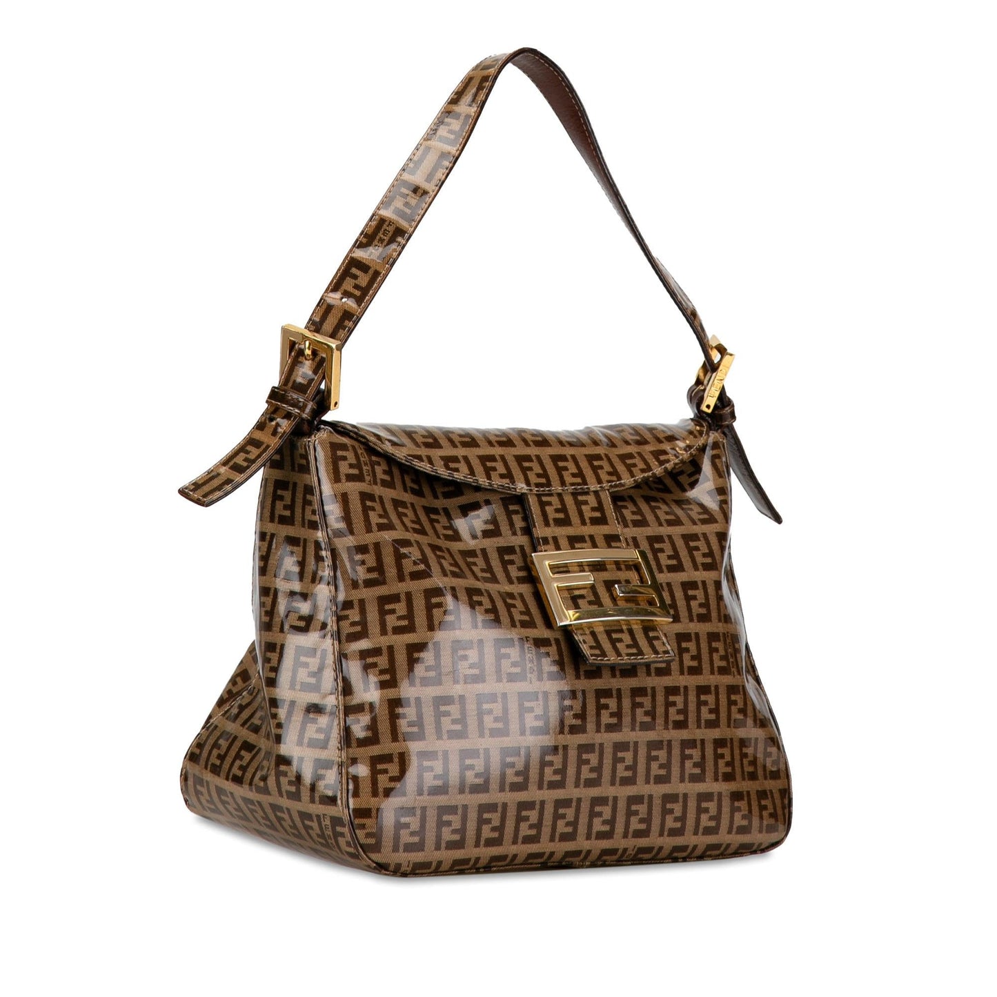 Fendi Zucchino Crystal Double Flap Mamma (3SaAQQ)