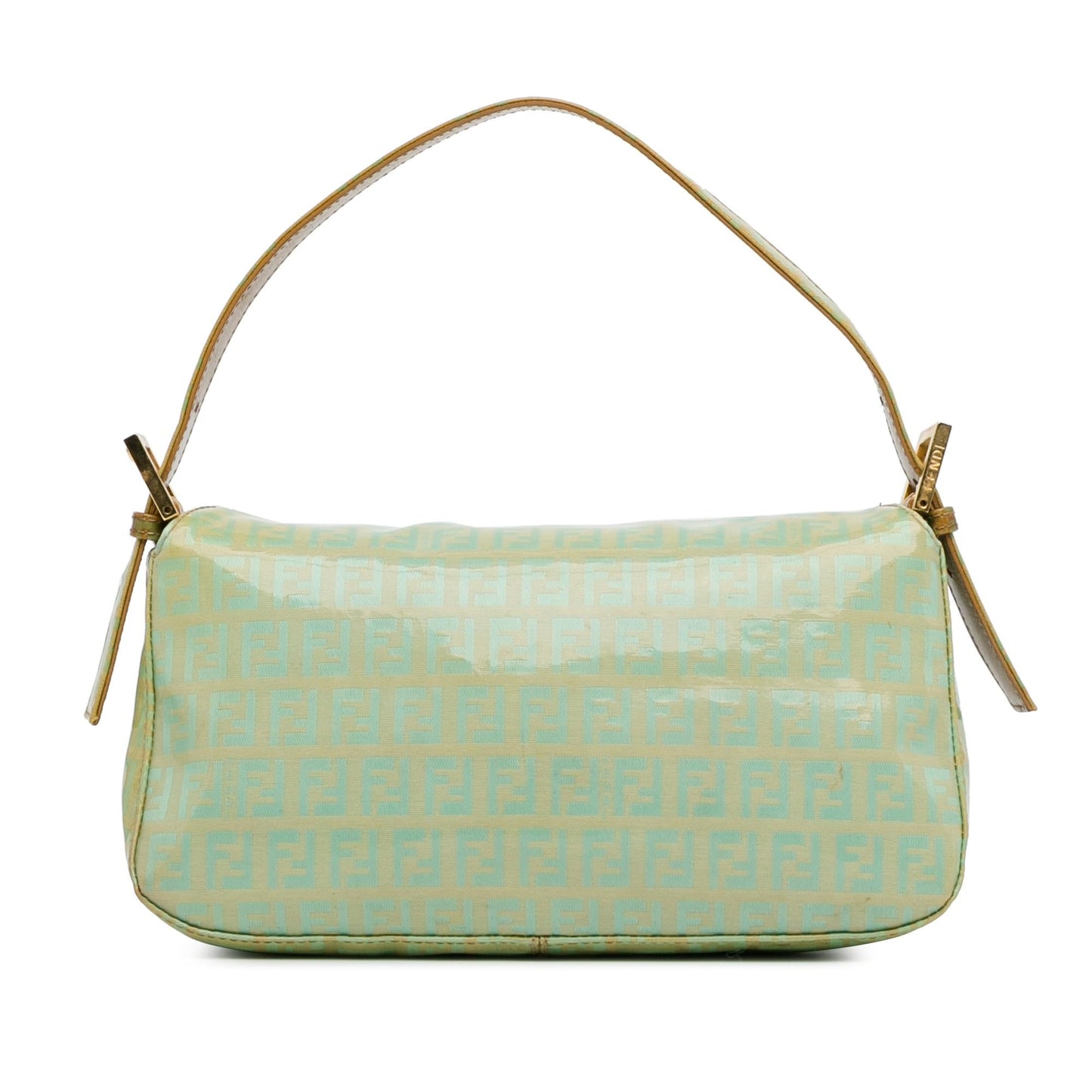 Fendi Zucchino Crystal Double Flap Shoulder Bag (OsinNf)