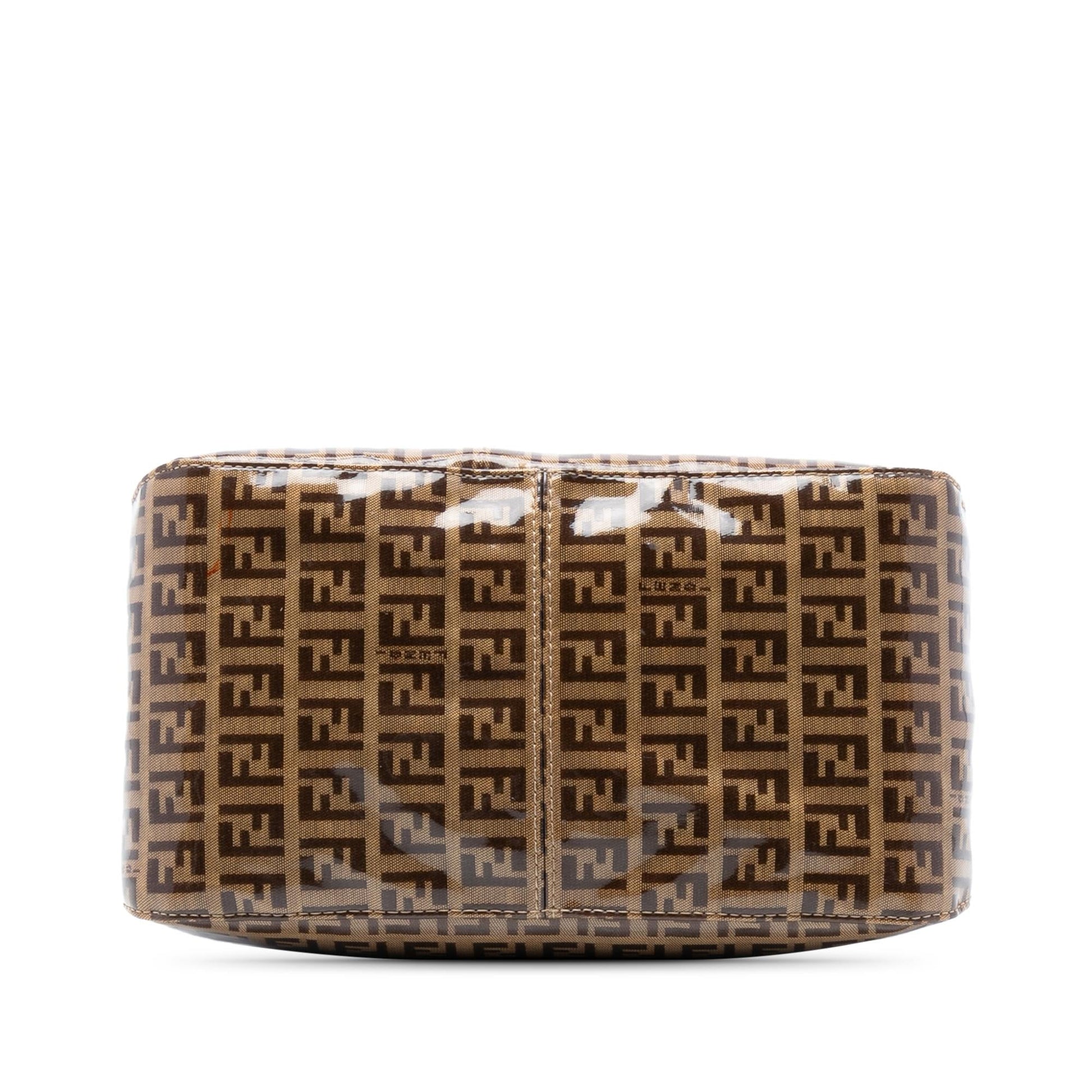 Fendi Zucca Canvas Shoulder Bag