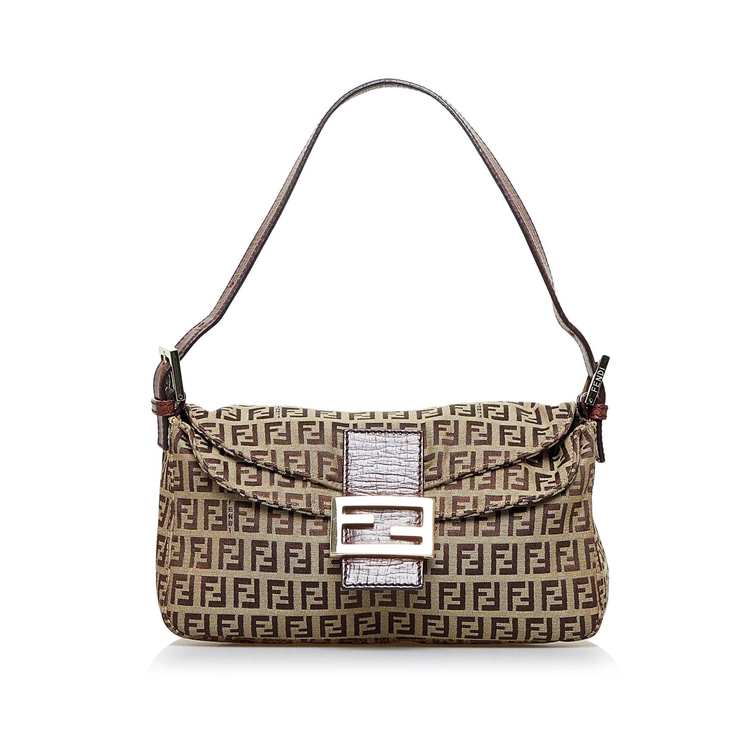 Fendi Zucchino Double Flap Baguette (940lup)