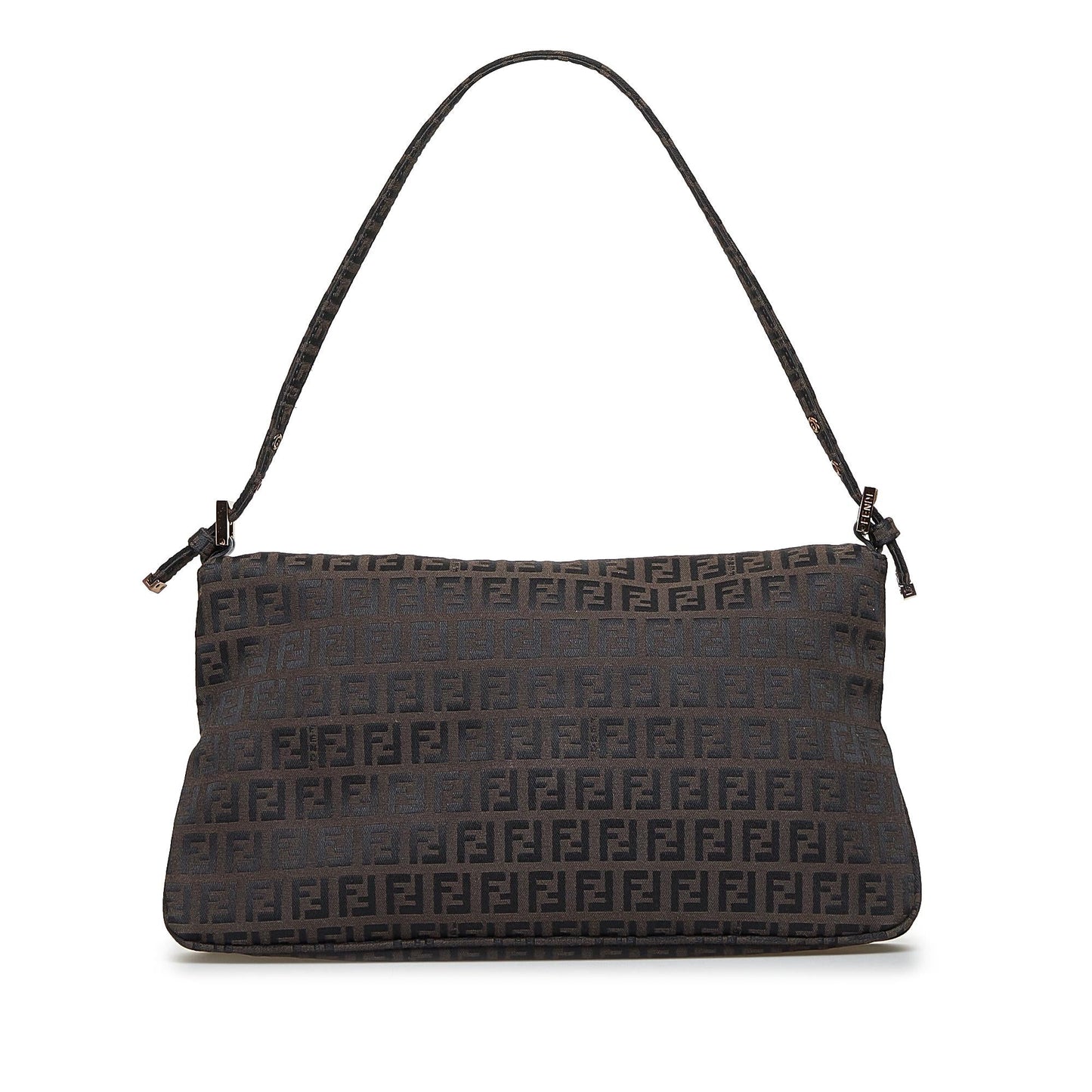 Fendi Zucchino Double Flap Baguette (RIWGfn)