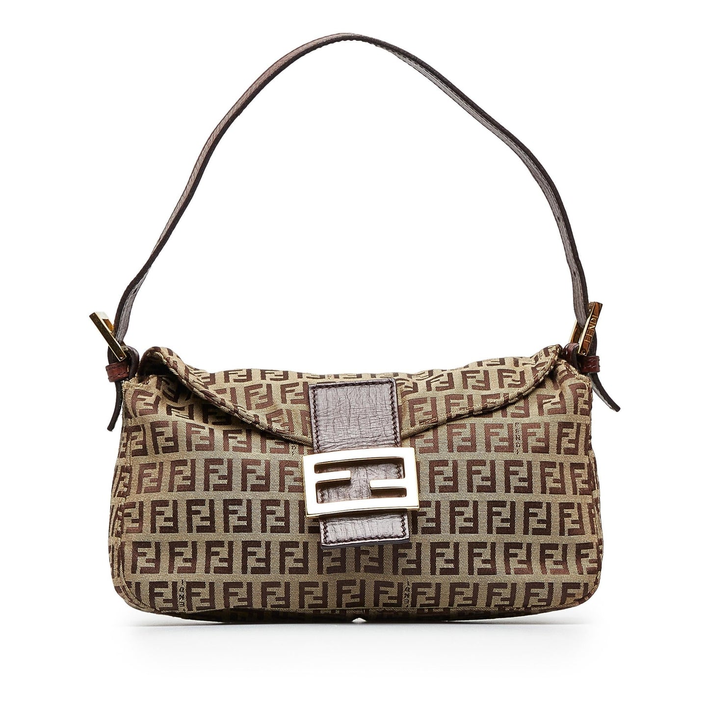Fendi Zucchino Double Flap Baguette (30Rj5M)