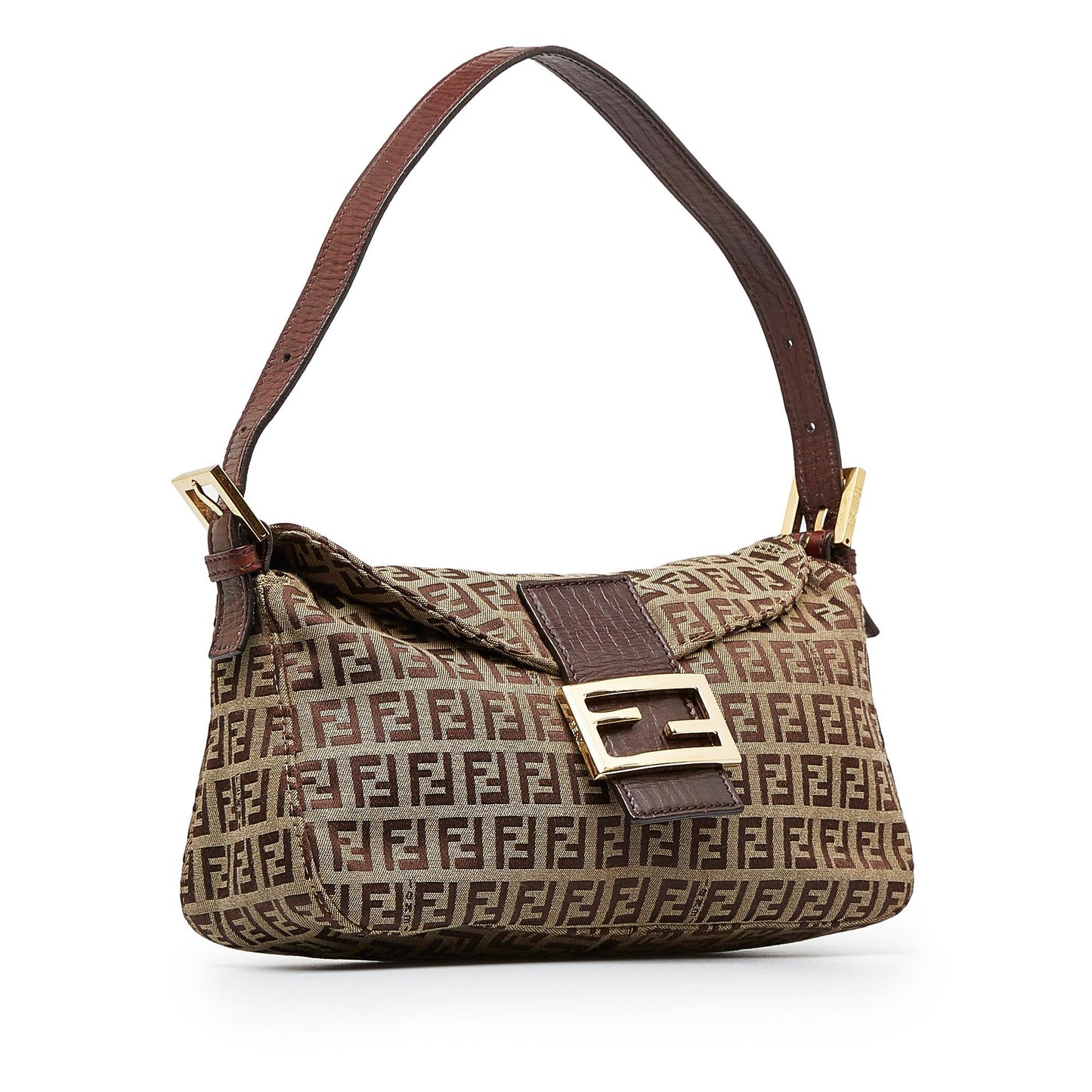 Fendi Zucchino Double Flap Baguette (30Rj5M)