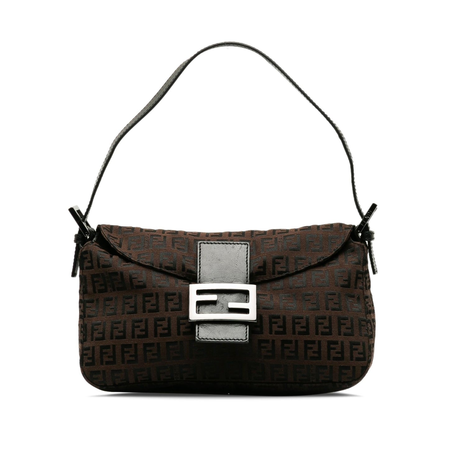 Fendi Zucchino Double Flap Baguette (WAc2kE)